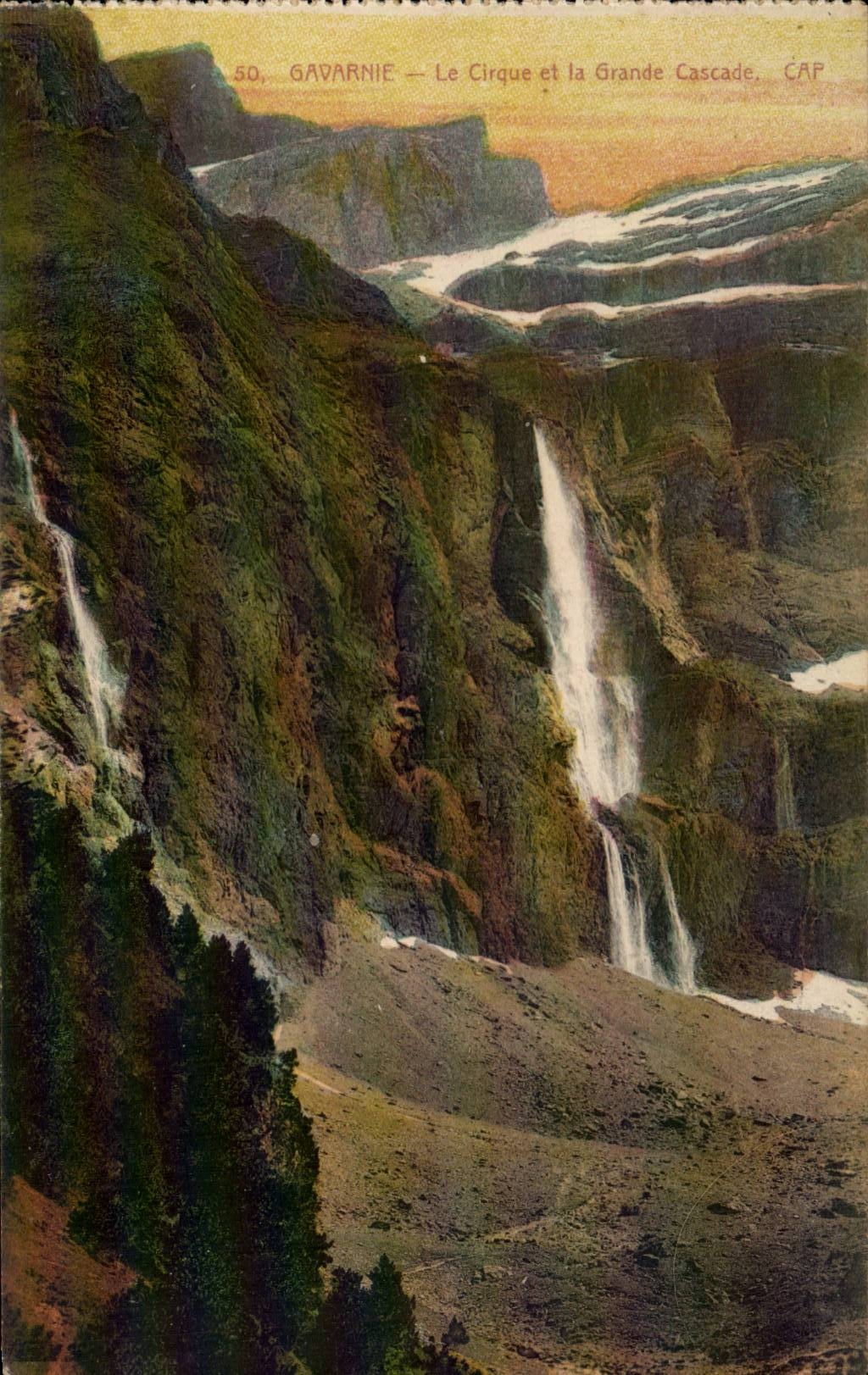 Gavarnie CPA the circus et al large cascades