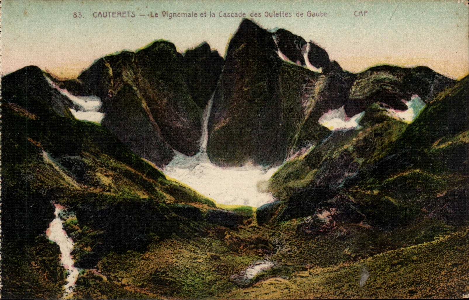 Cauterets CPA Vignemale und die Kaskade von Oulettes de Gaube