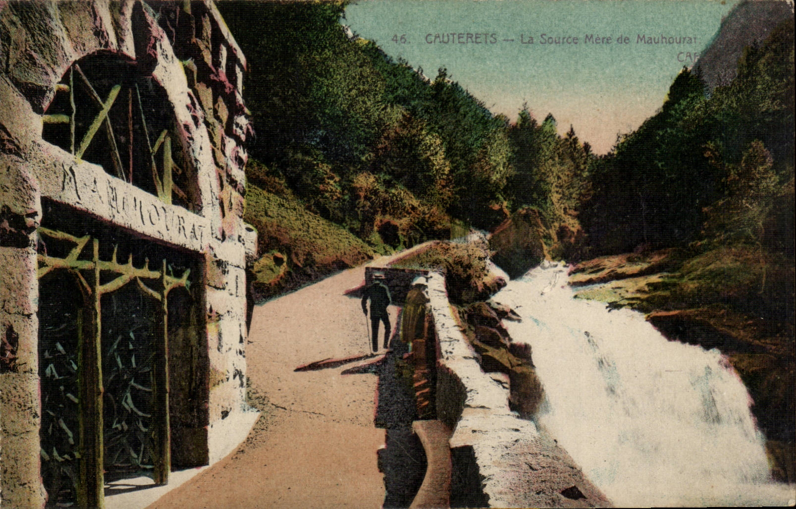 Cauterets CPA die Mutterquelle von Mauhourat