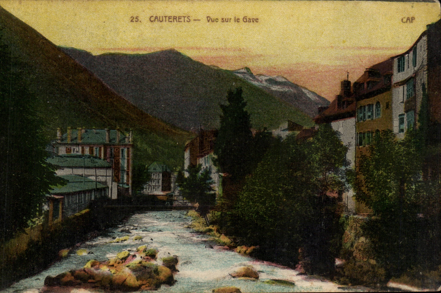Cauterets CPA das an gesehen wurde gab