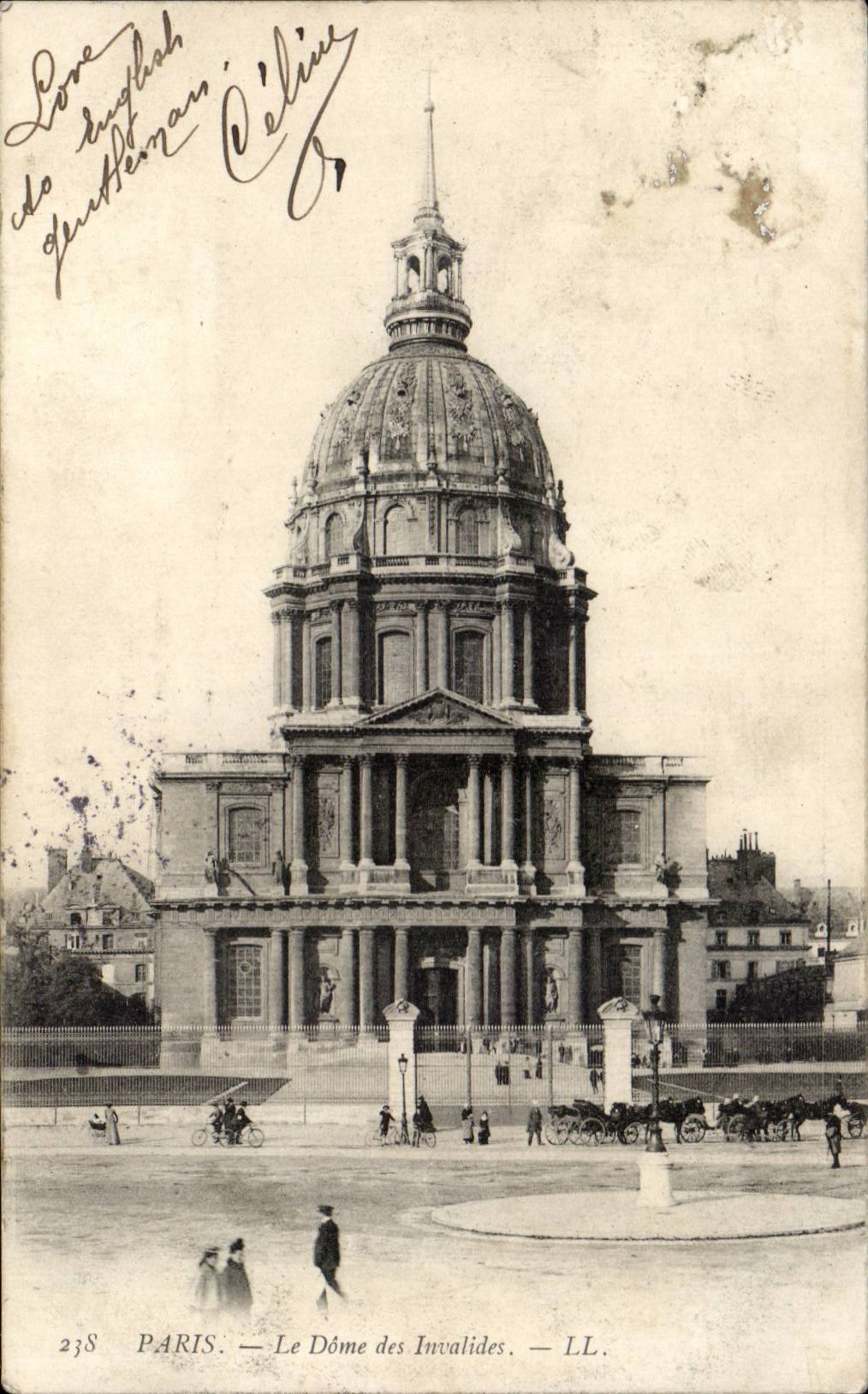 Paris CPA Dome of Invalides