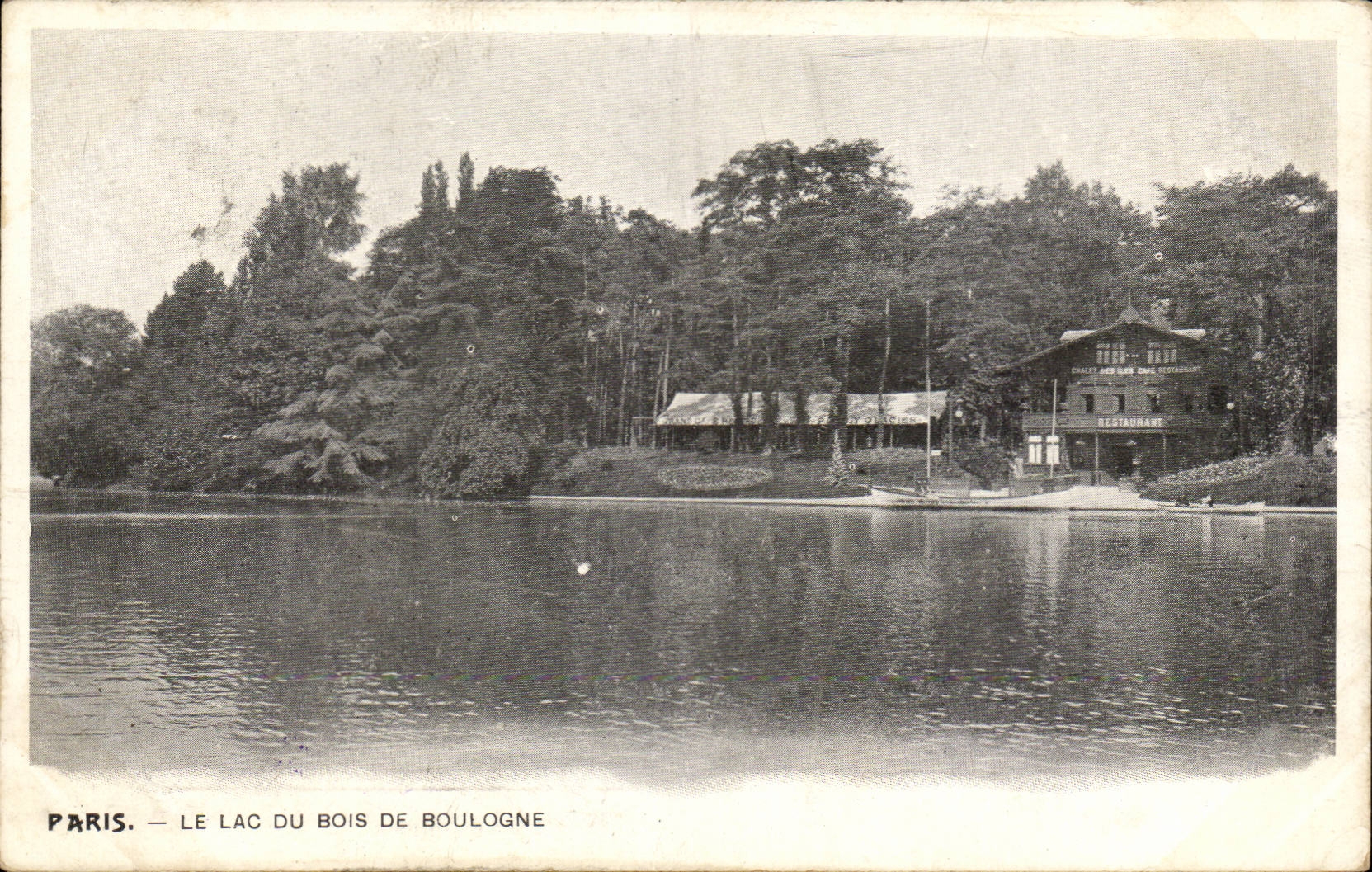 Paris CPA Lac du Bois de Boulogne