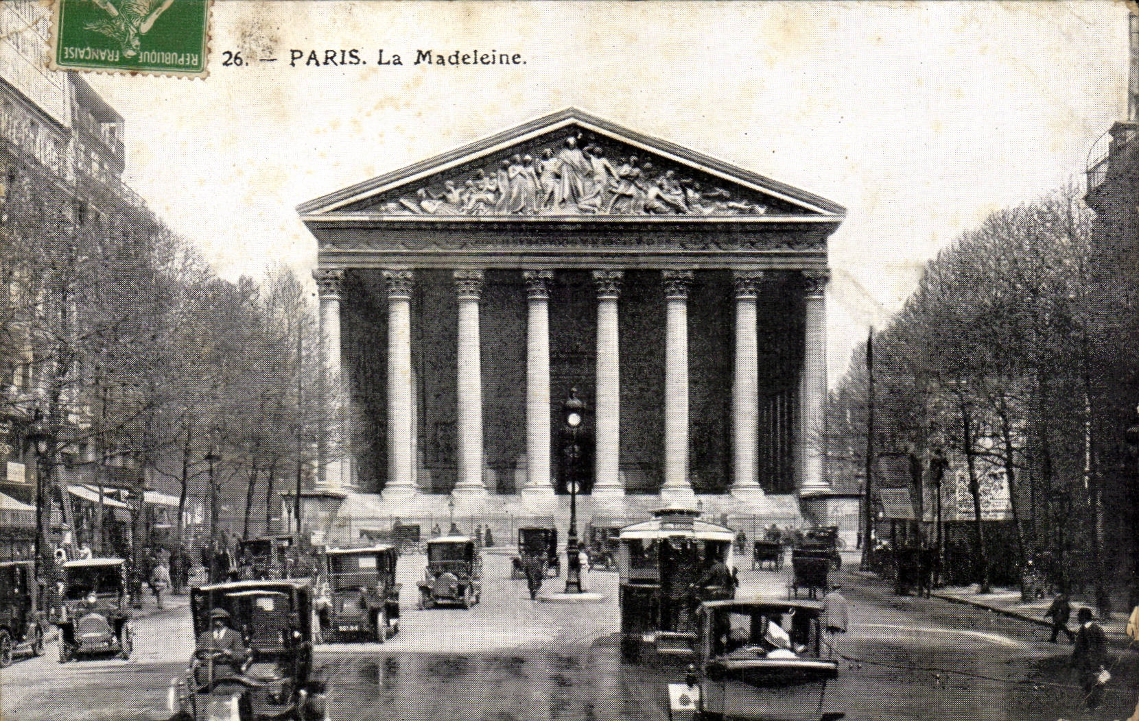 Paris CPA the madeleine