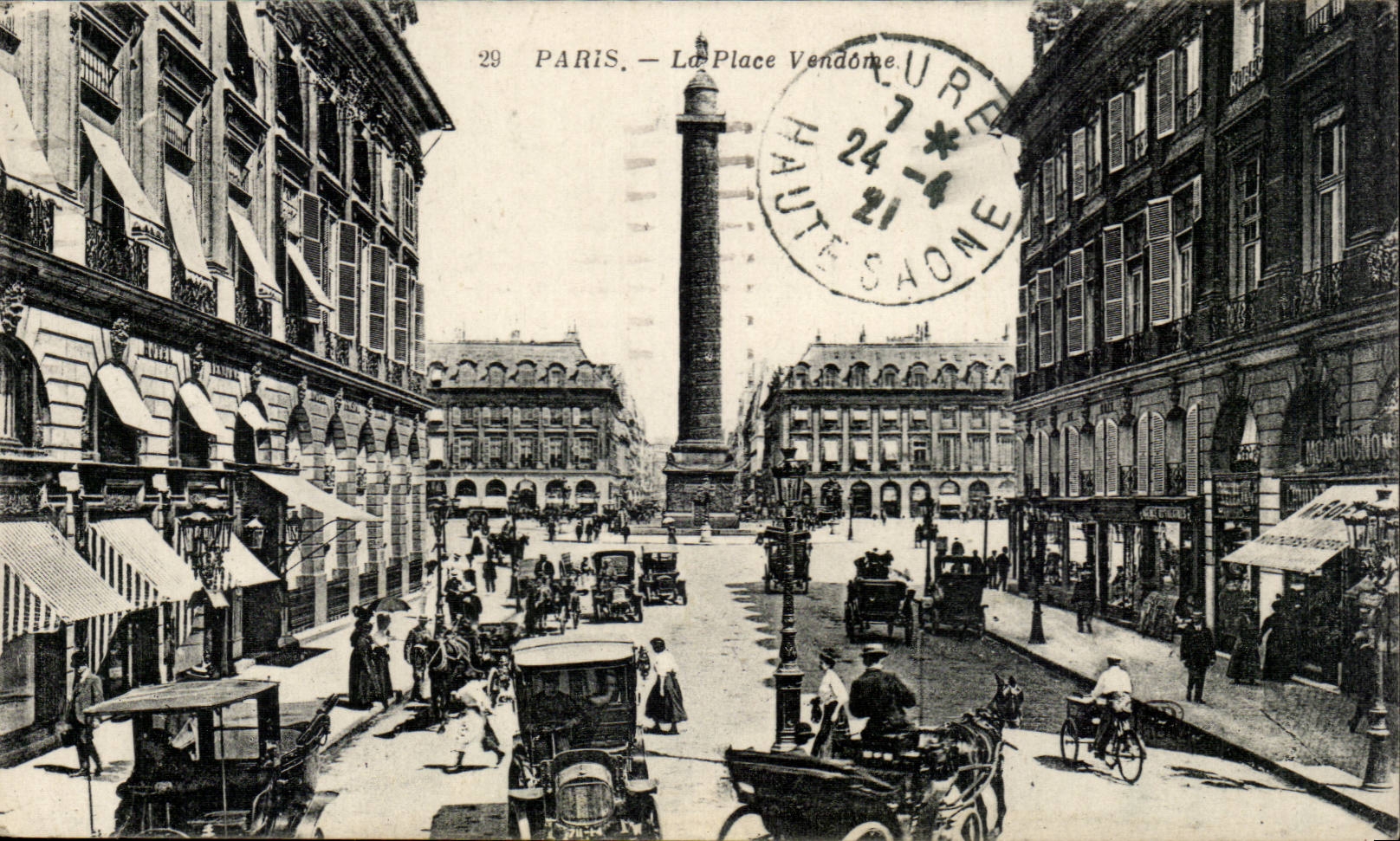 Paris CPA Places Vendome