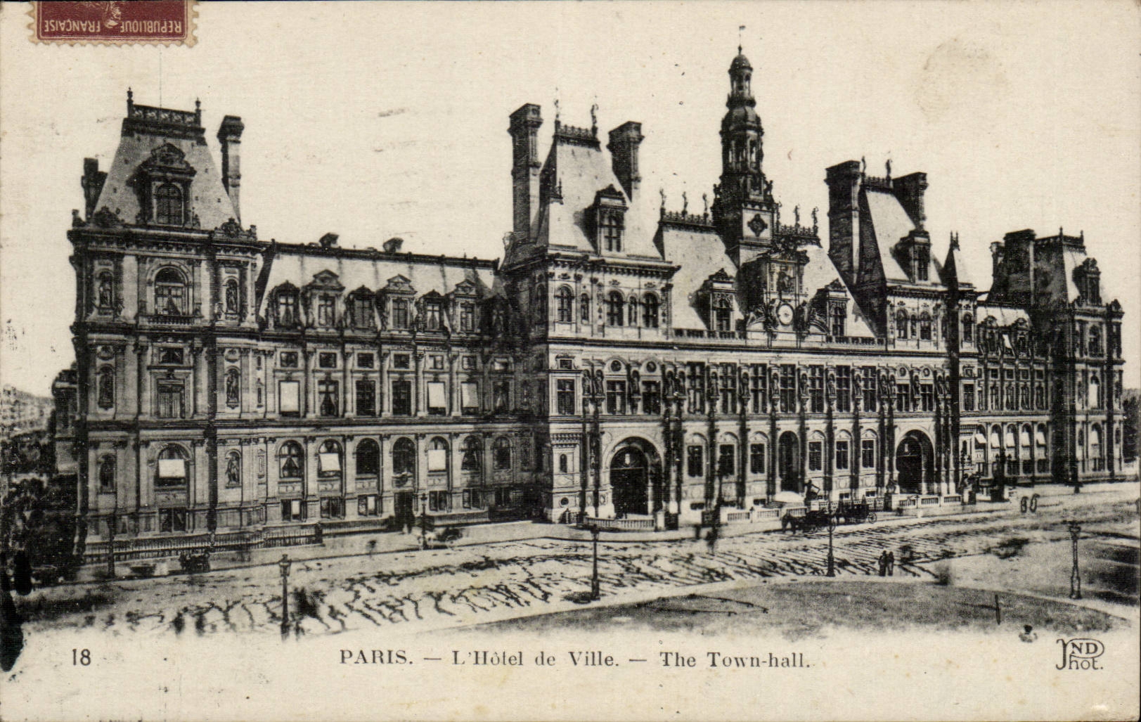 Paris CPA Hotel de ville