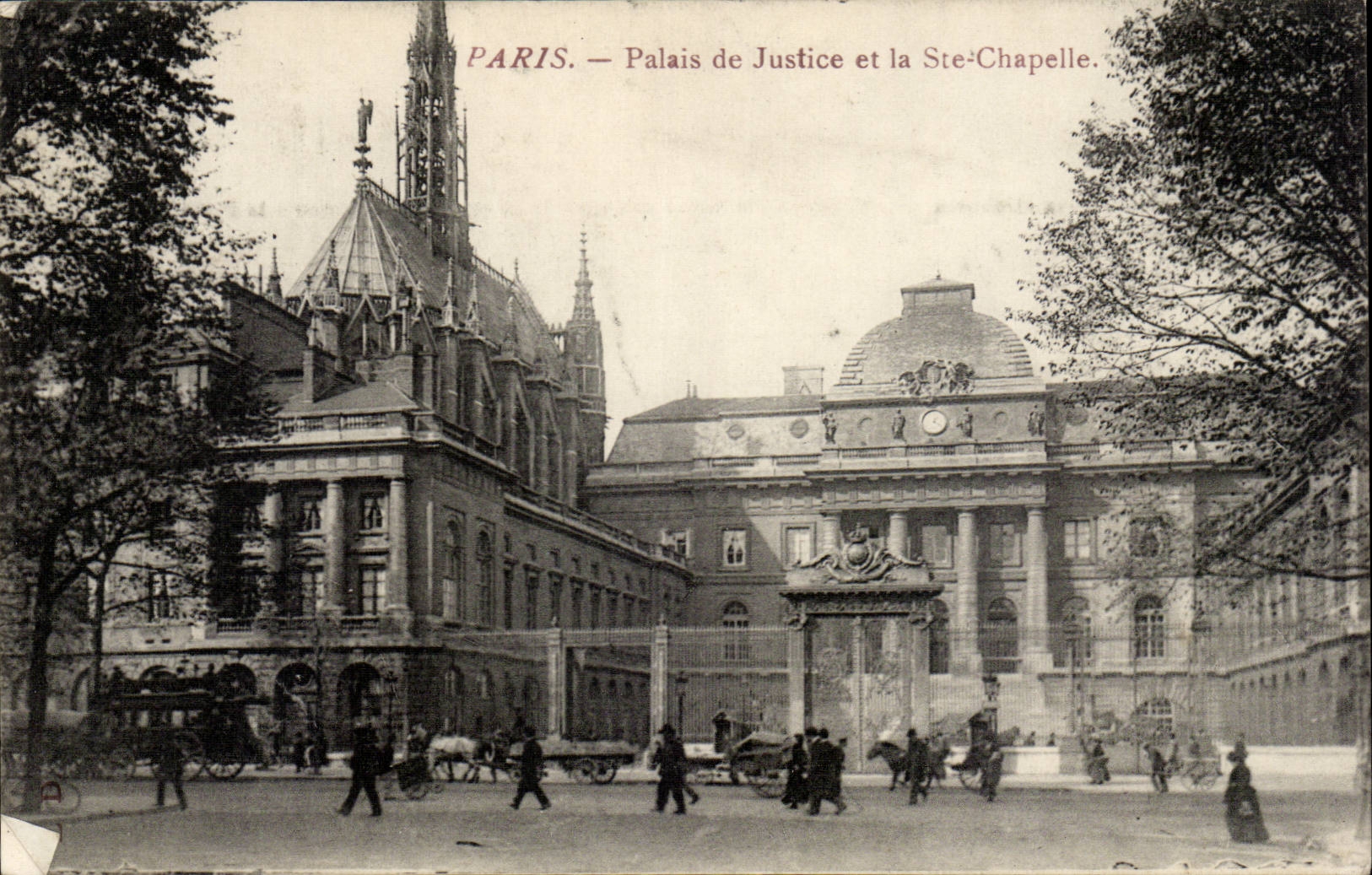 Paris CPA palais de Justice et la Sainte Chapelle