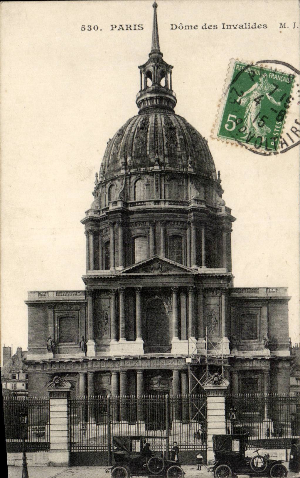 Paris CPA Dome of Invalides