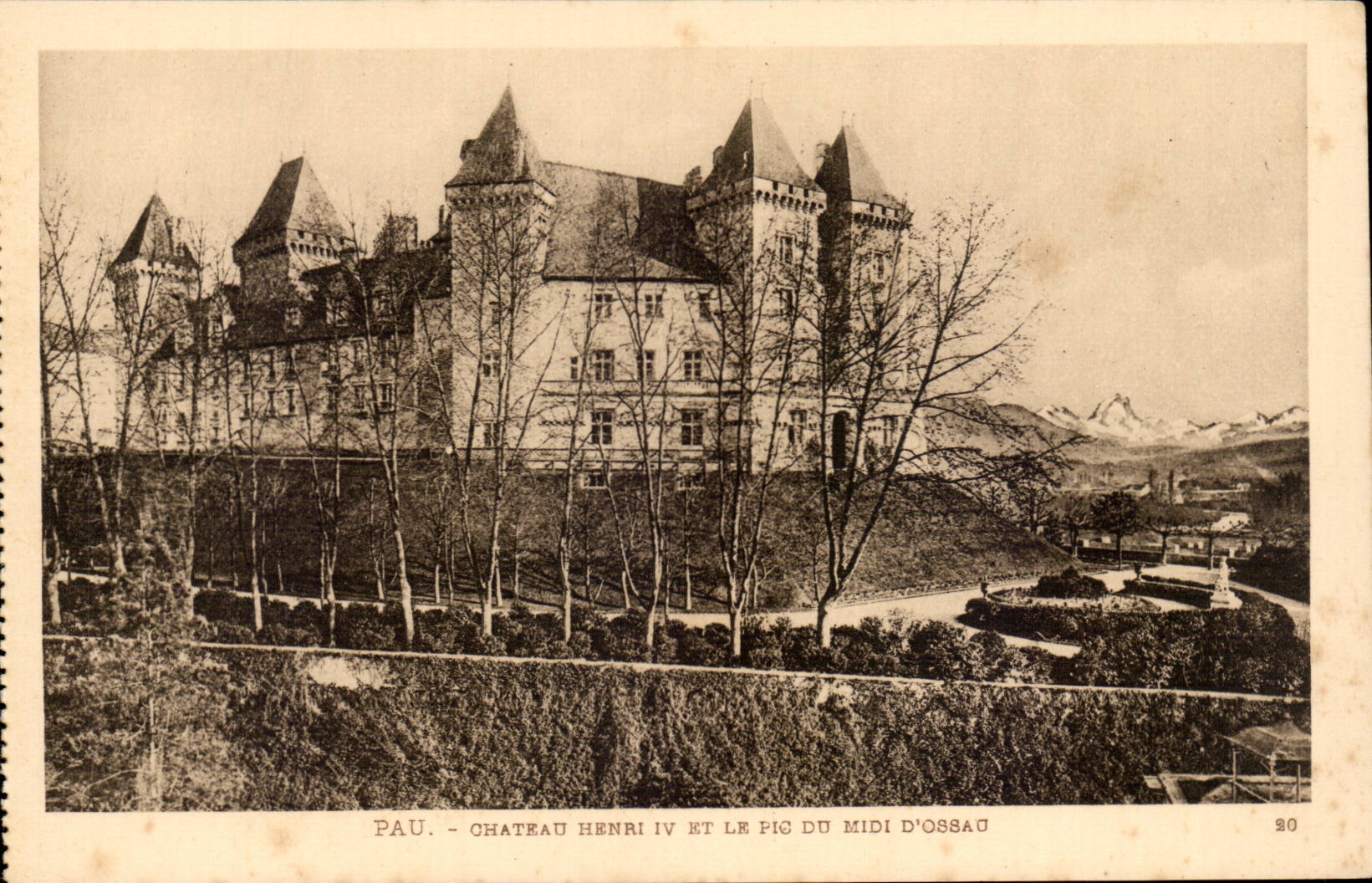 Pau - Schloss Henri IV - Spitze des Sudens - CPA