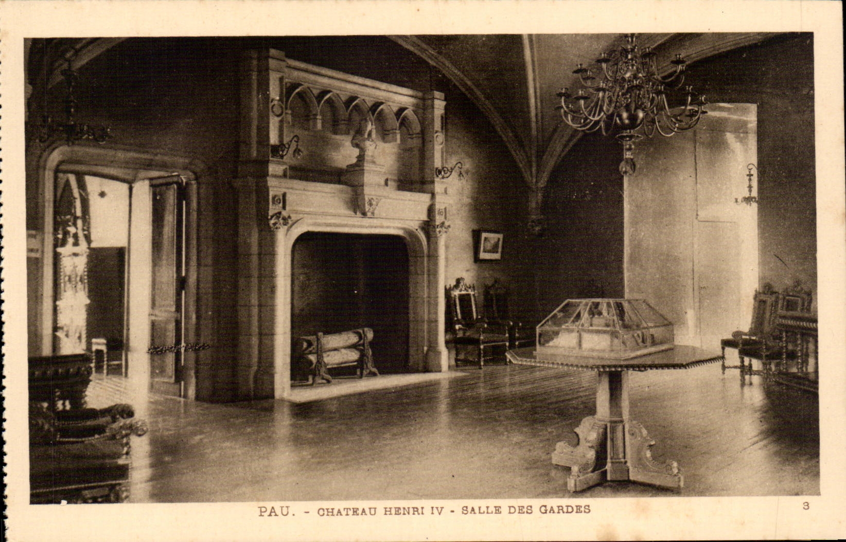 Pau - Schloss Henri IV - Raum des Schutzes - CPA