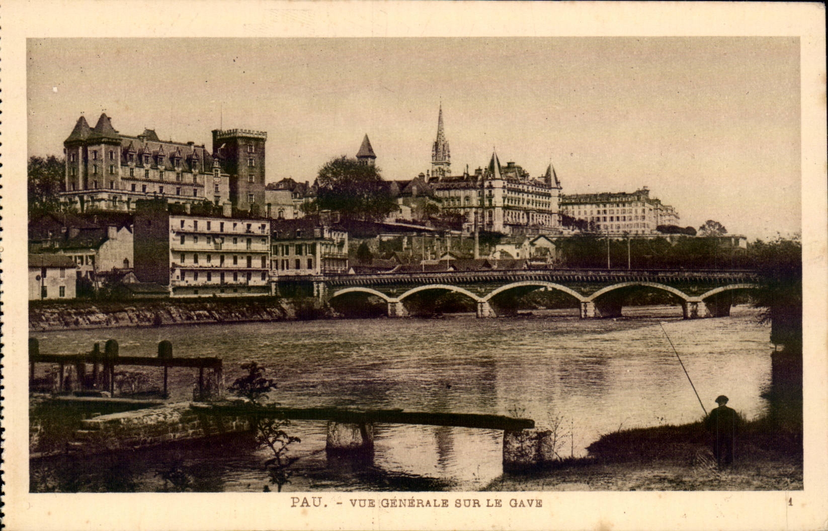 Pau - Ansicht - Anblick gab an - CPA