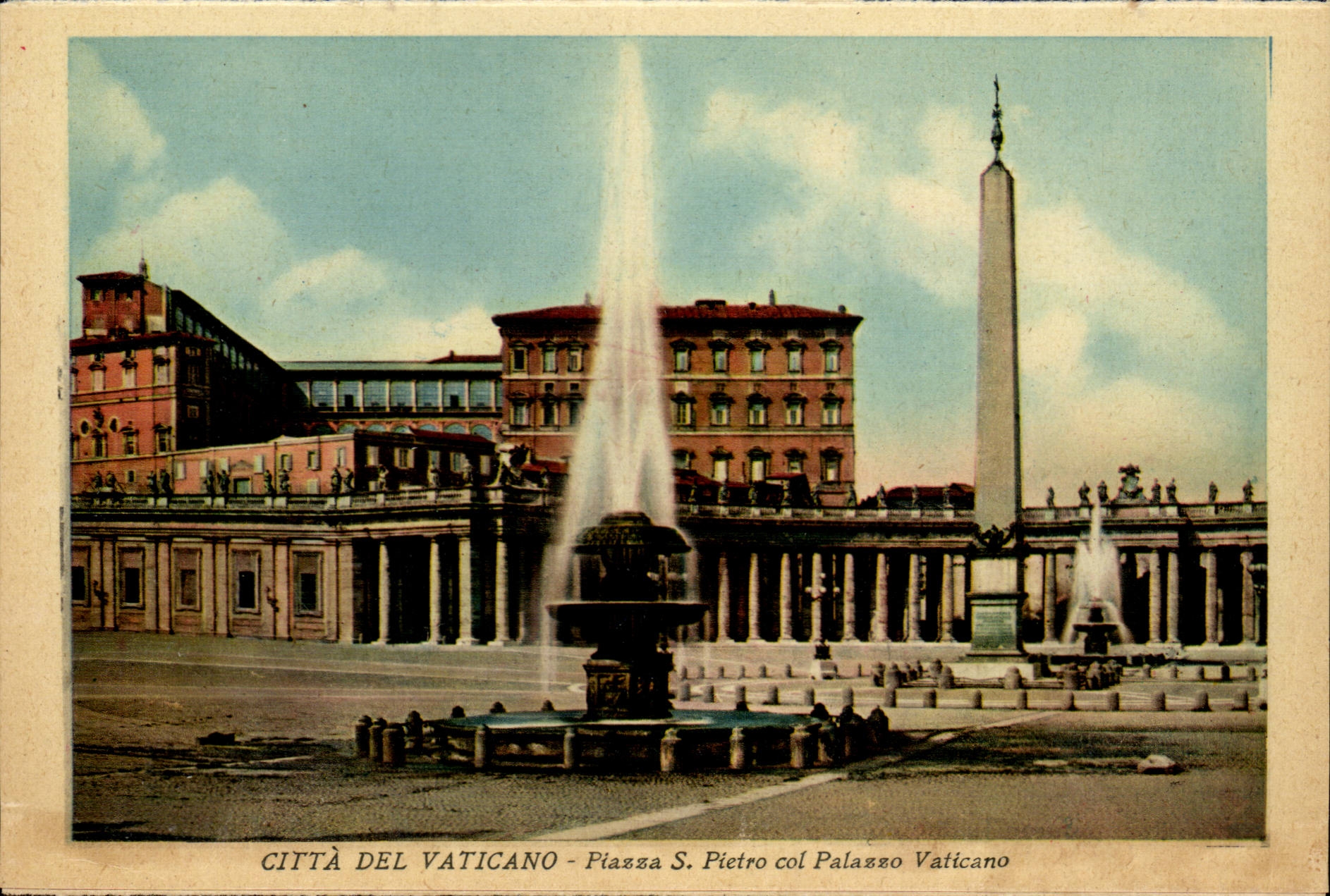 Italia - Italy - Roma - Rome - Piazza S Pietro - Basilica and It Vaticano - CPA