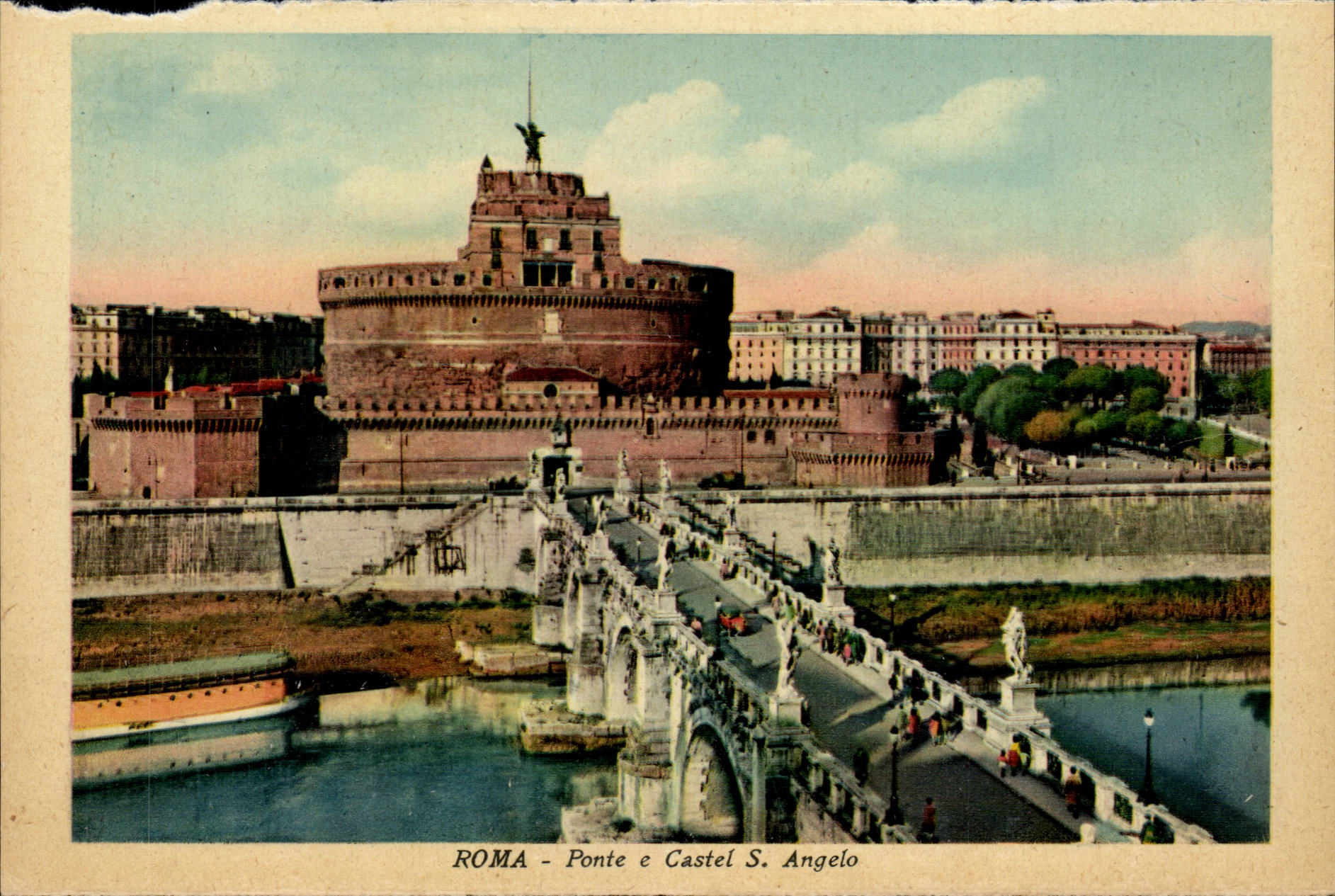 Italia - Italy - Roma - Rome - Big shot E Manor house Sant' Angelo - CPA