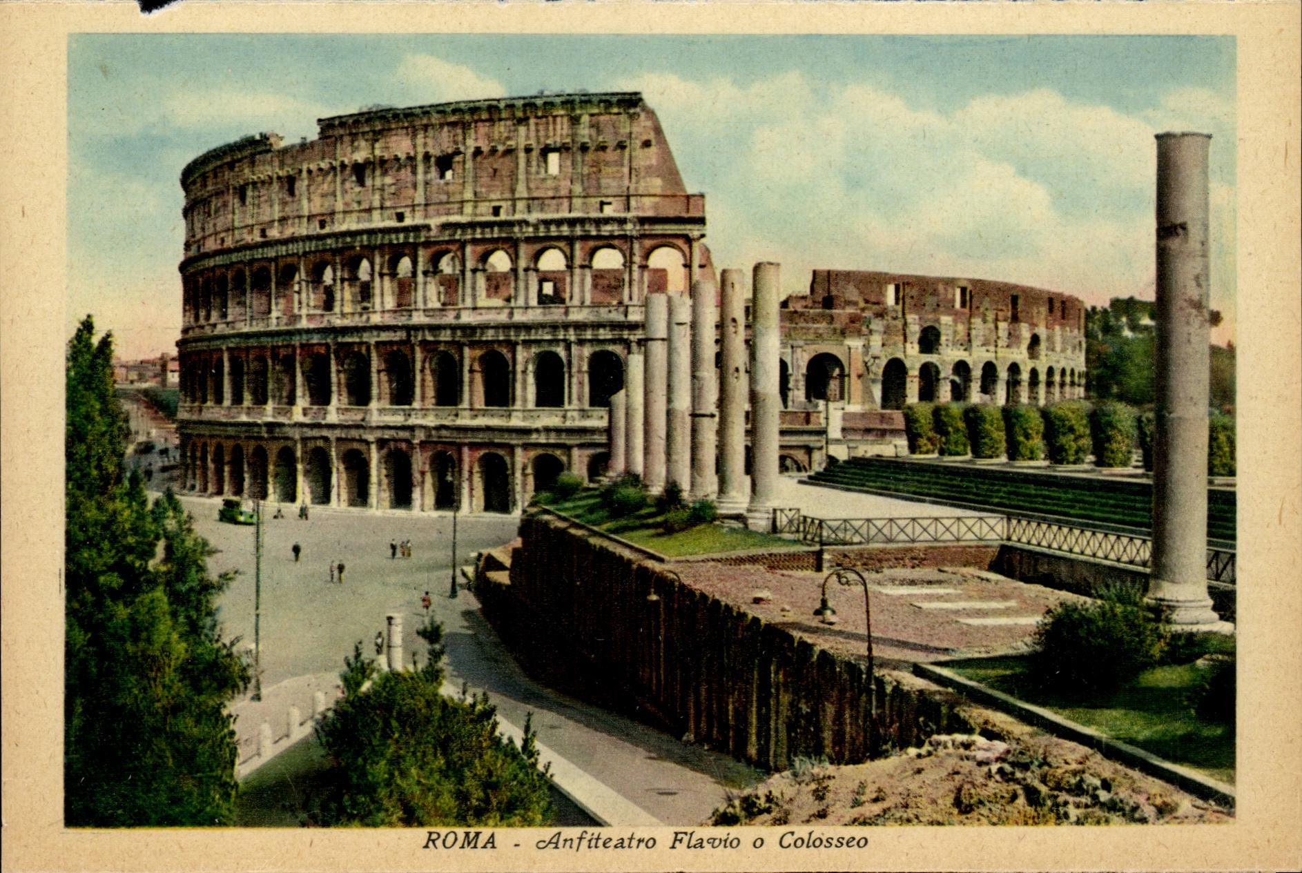 Italia - Italy - Roma - Rome - Anfiteatro Flavio E Colosseo - CPA