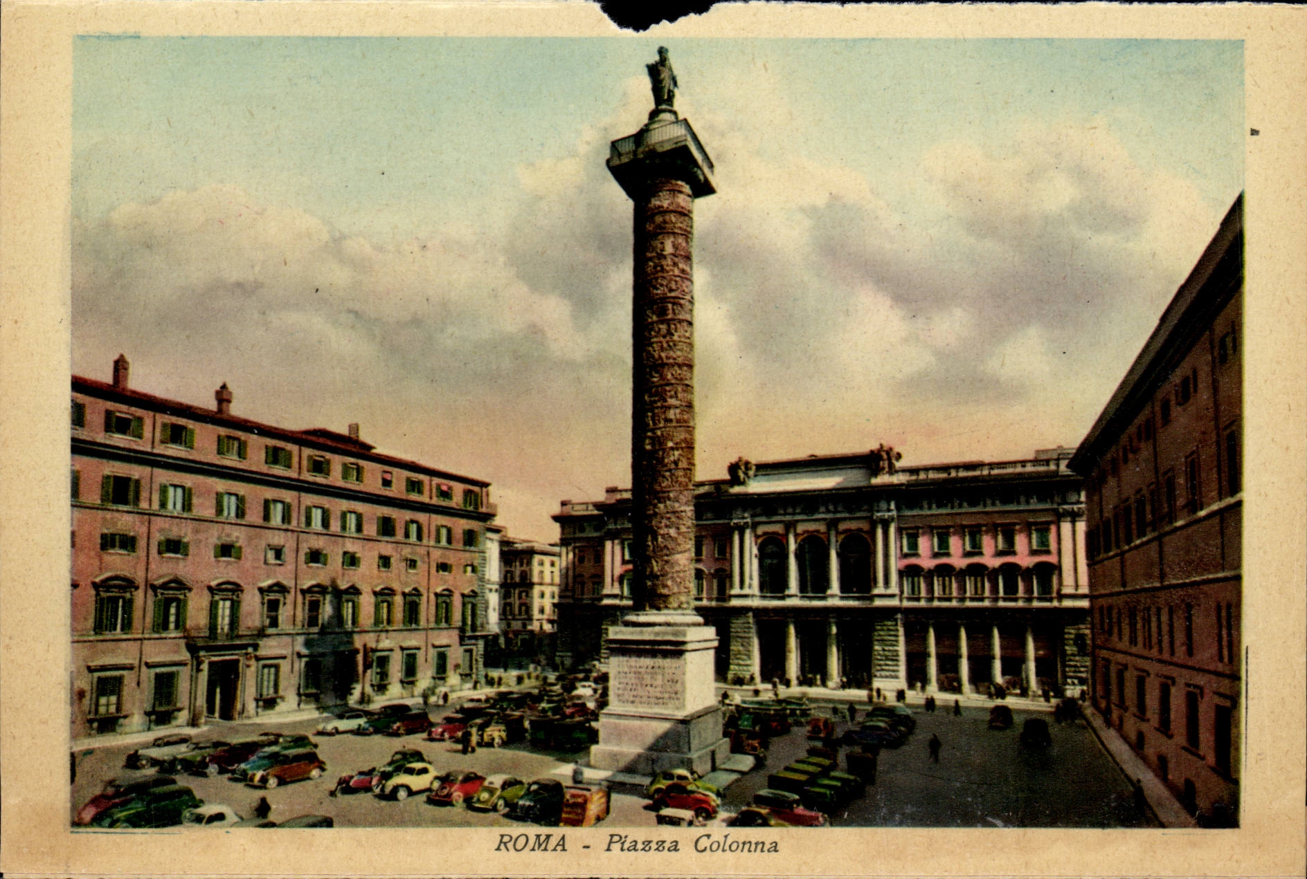 Italien - Italien - Rom - Rom - Marktplatz Colonna - CPA