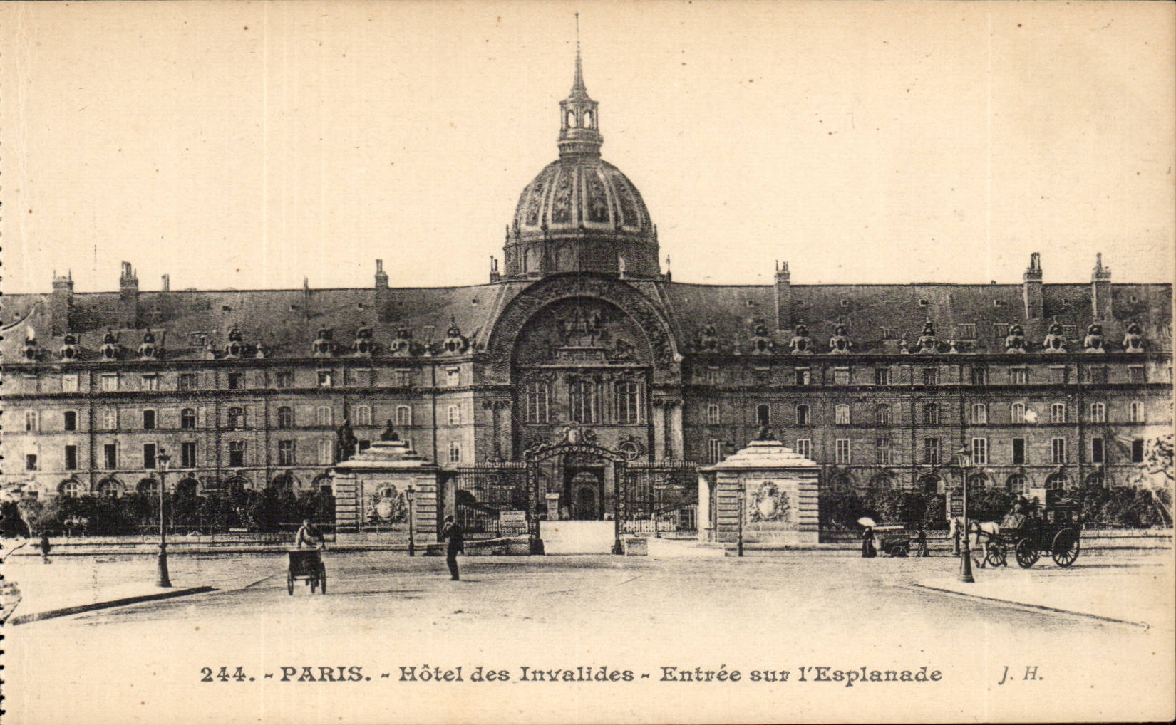 Paris - 7 - Hotel of Invalides - Entrance - the CPA