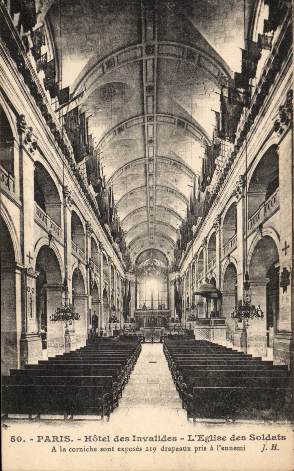 Paris - 7 - Hotel of Invalides - the Church of the Soldiers - the CPA