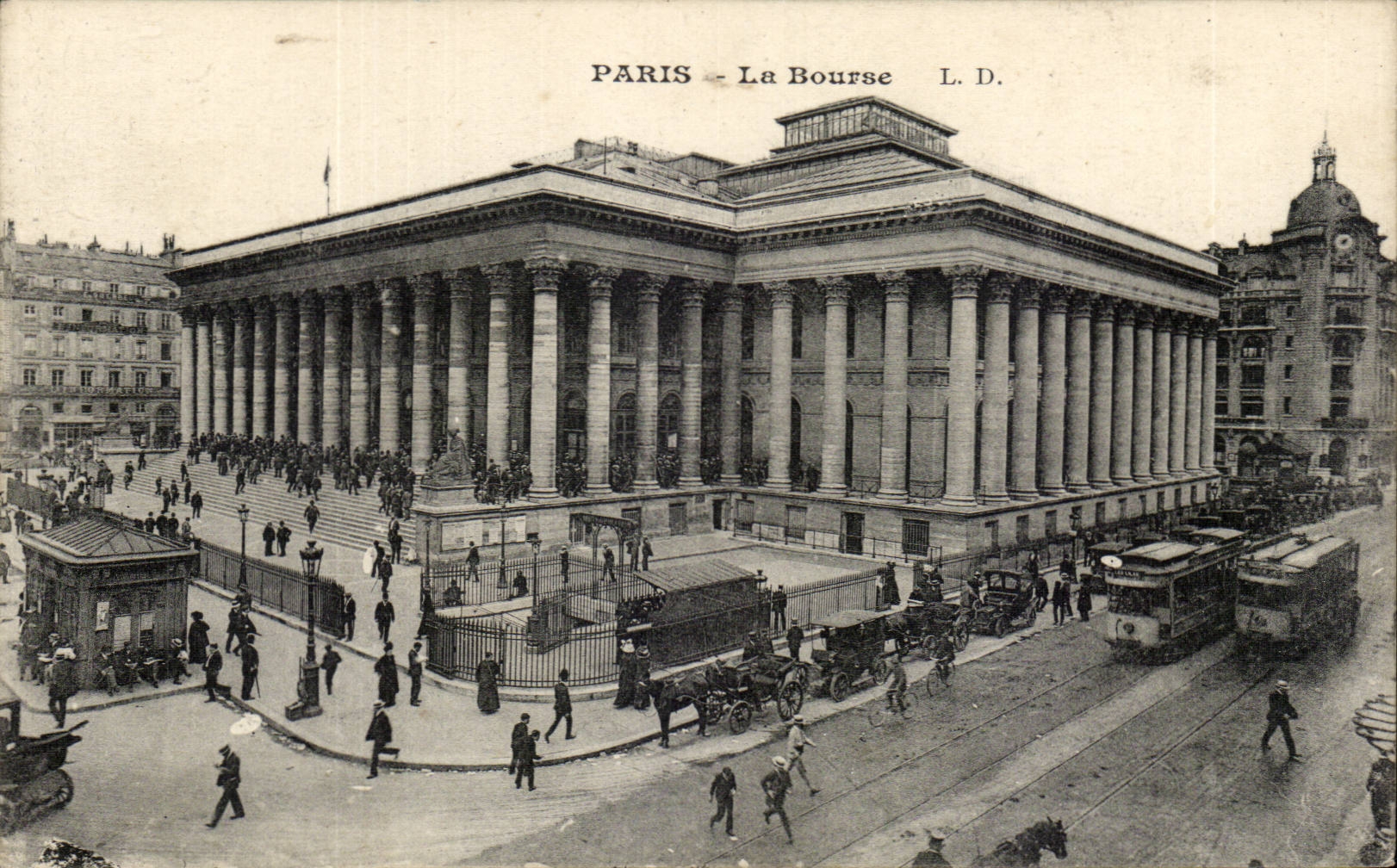 Paris - 2 - the Stock Exchange - CPA