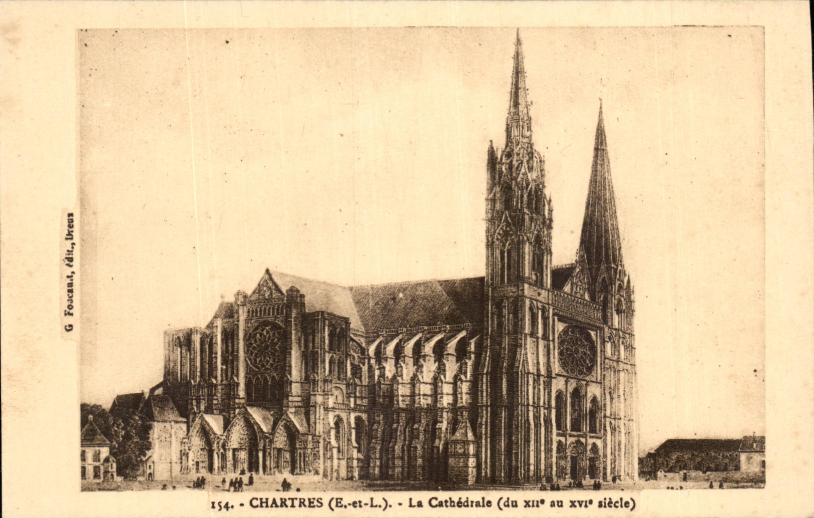 Chartres - Cathedral CPA