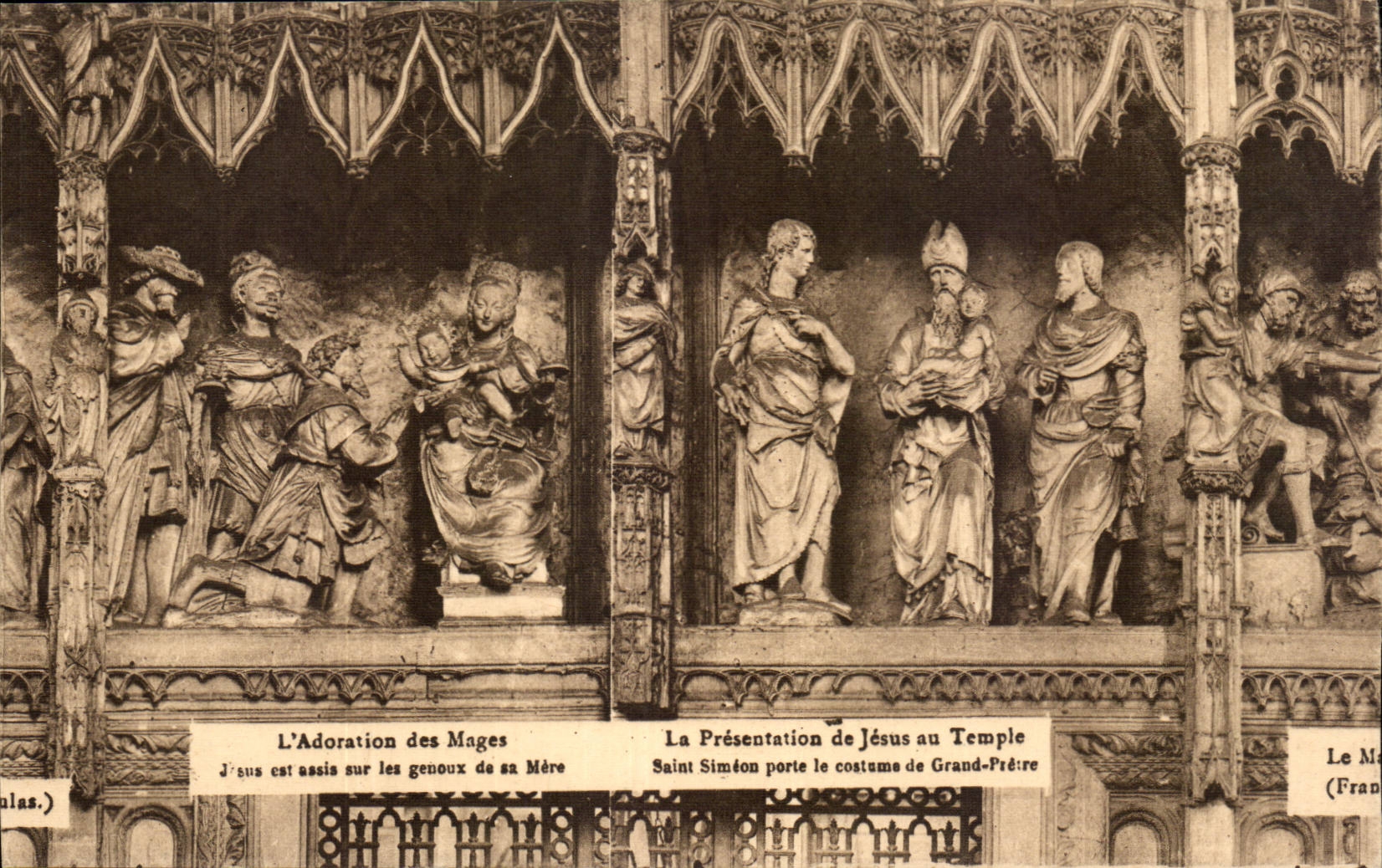 Chartres - the Cathedral - Detail - CPA