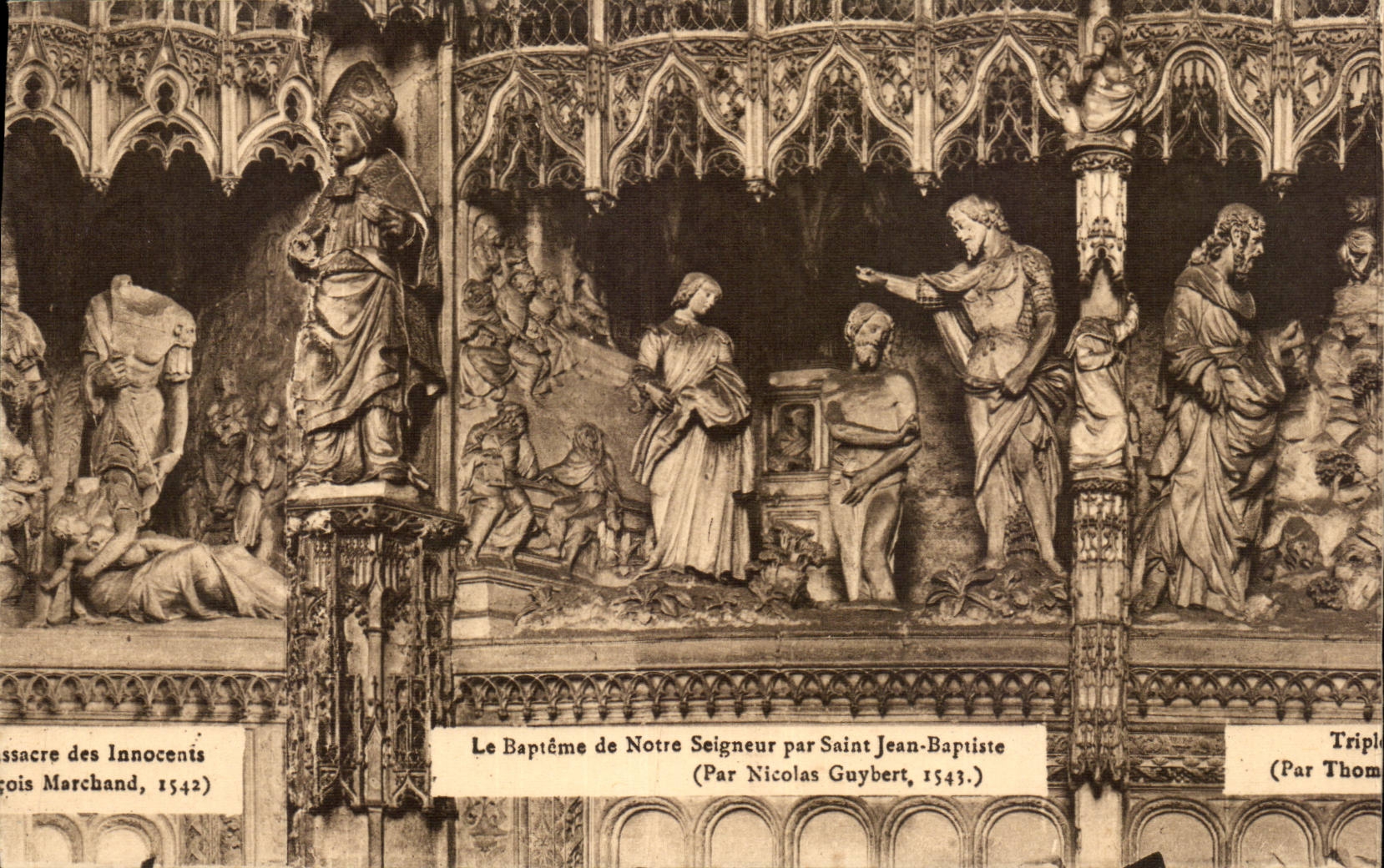 Chartres - the Cathedral - Detail - CPA