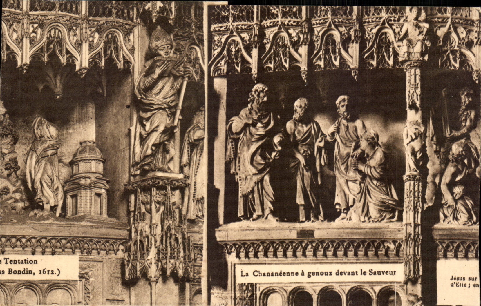 Chartres - the Cathedral - Detail - CPA