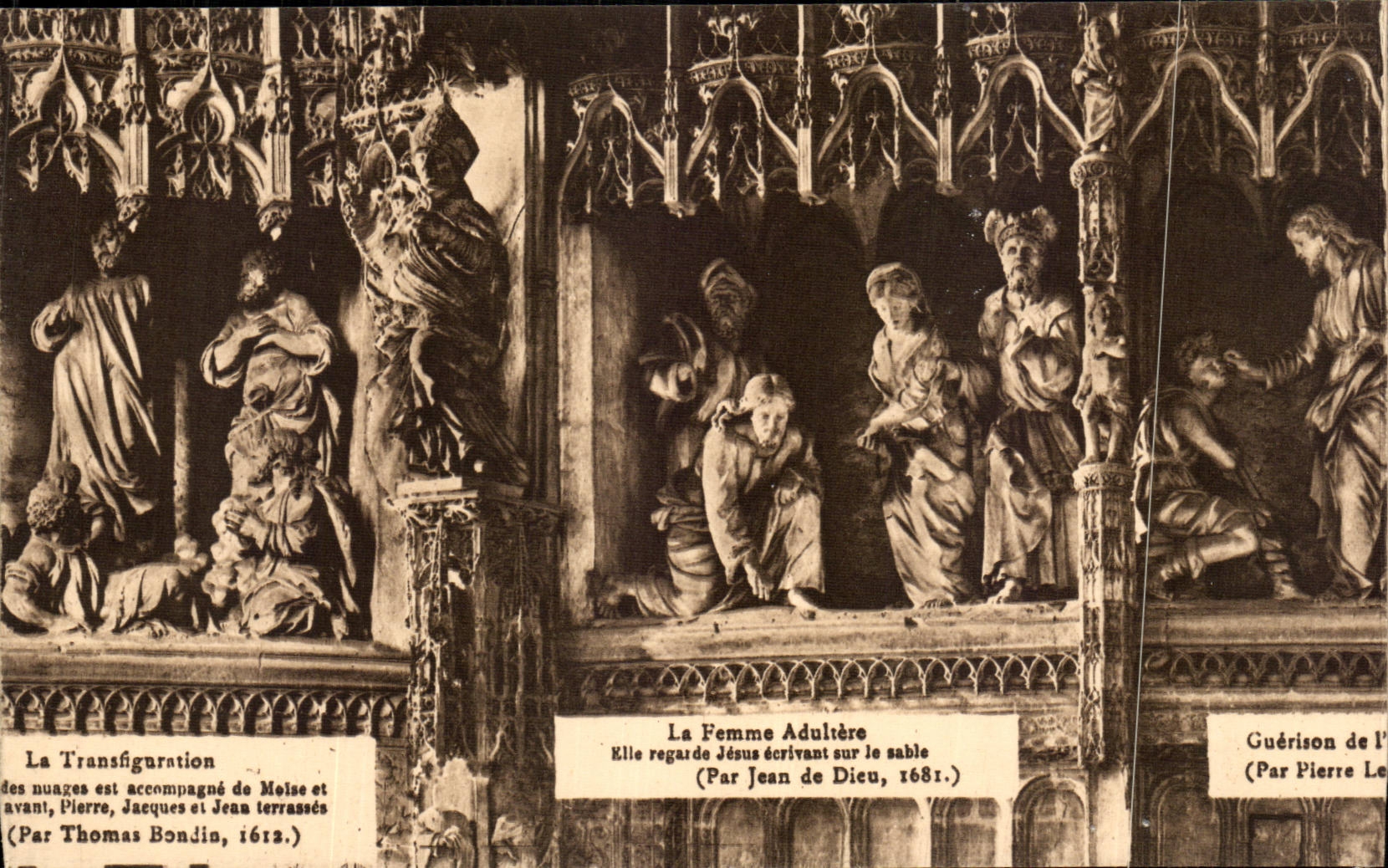 Chartres - the Cathedral - Detail - CPA