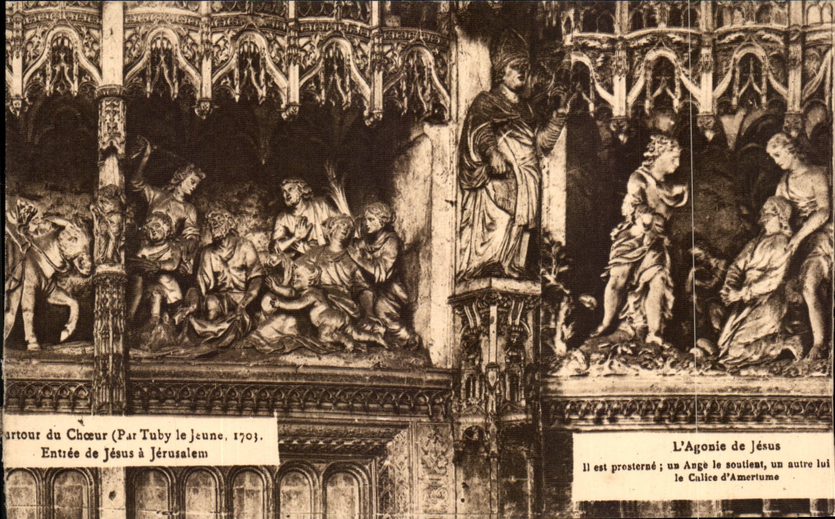 Chartres - the Cathedral - Detail - CPA