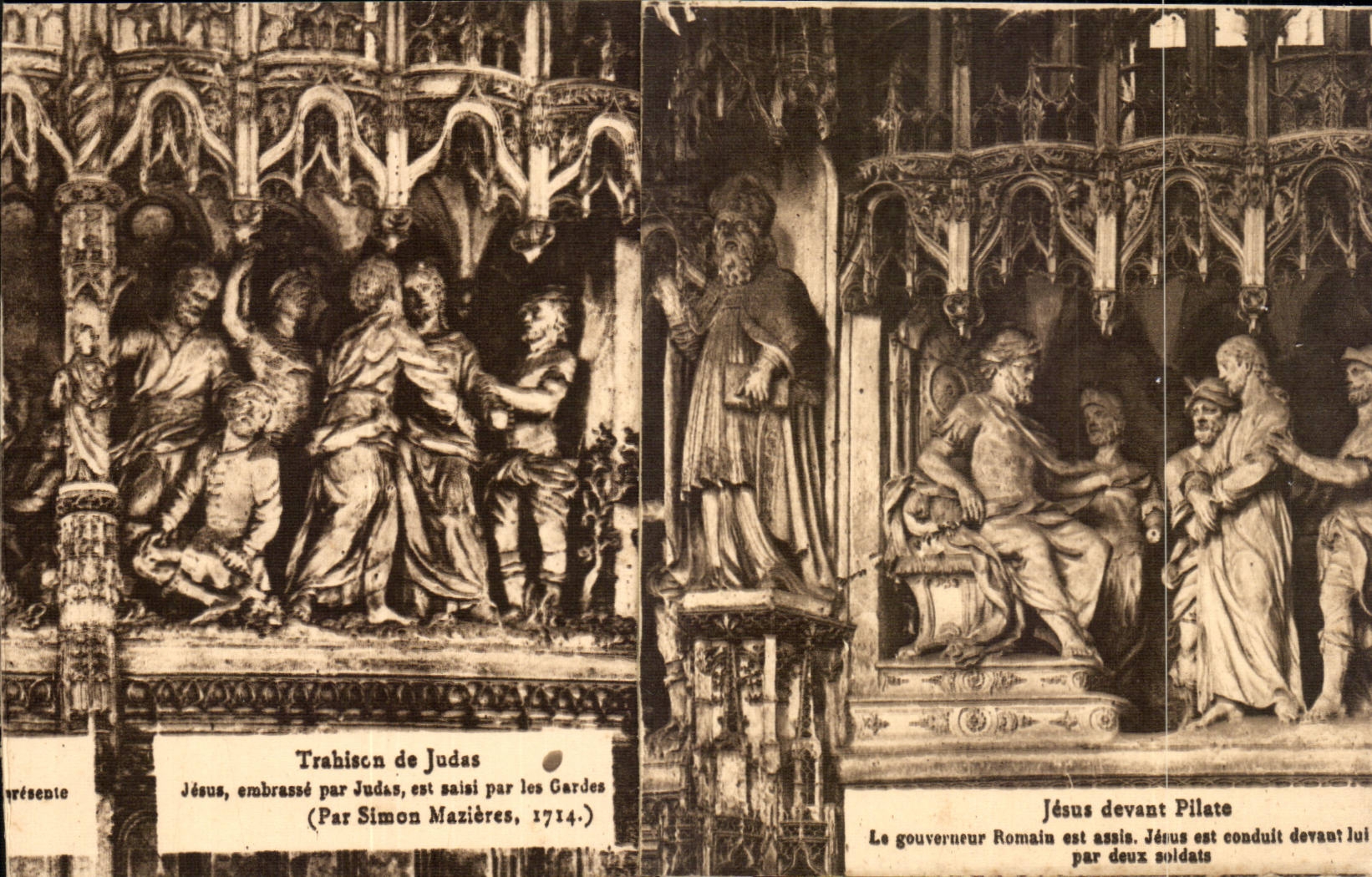 Chartres - the Cathedral - Detail - CPA