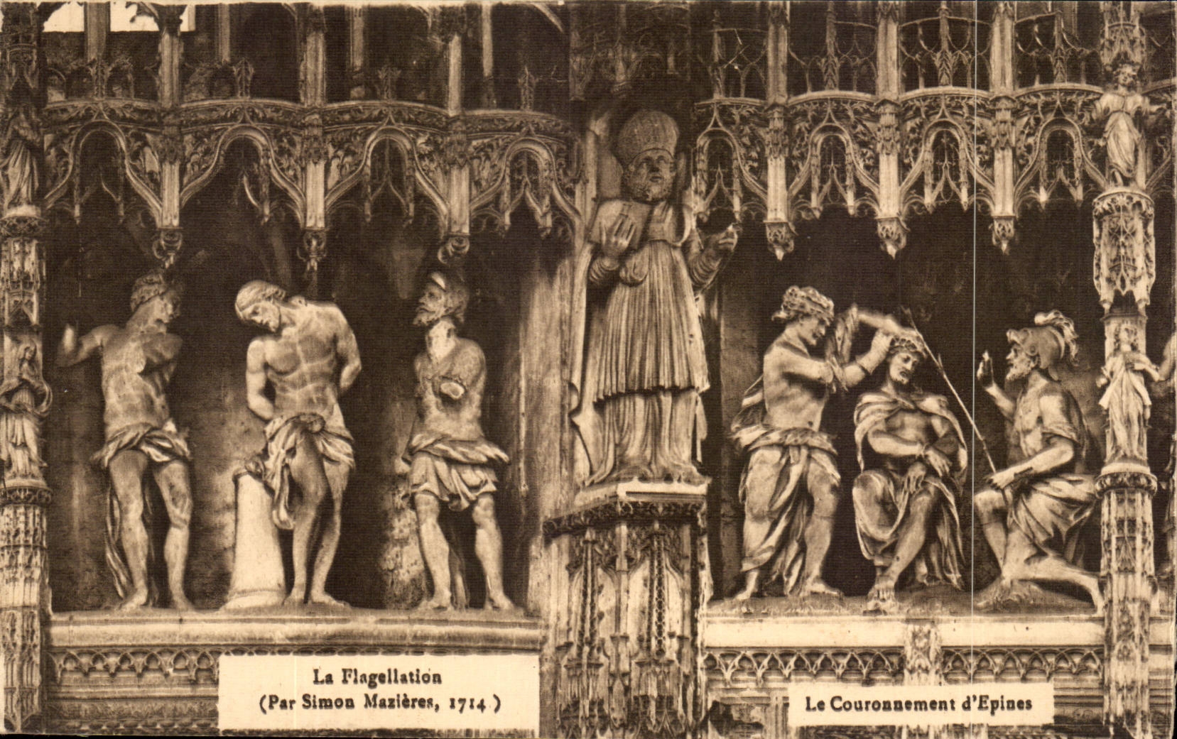 Chartres - the Cathedral - Detail - CPA