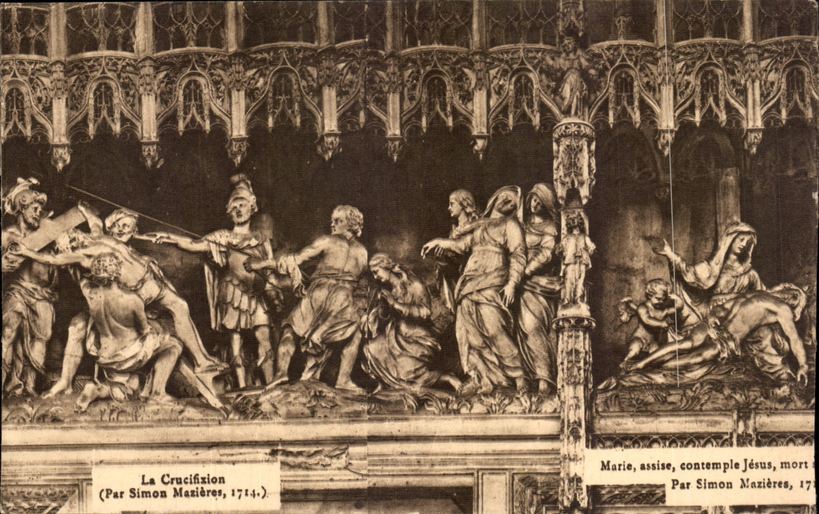 Chartres - the Cathedral - Detail - CPA