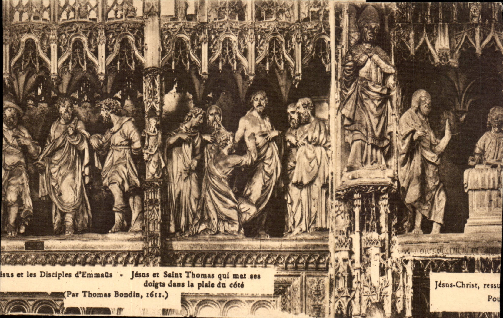 Chartres - the Cathedral - Detail - CPA