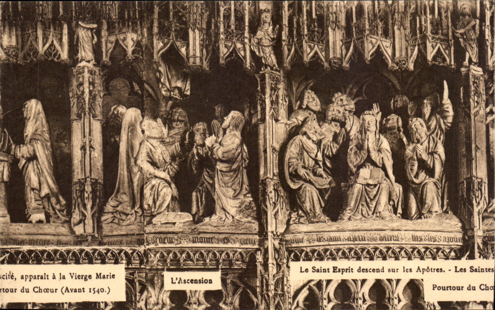 Chartres - the Cathedral - Detail - CPA