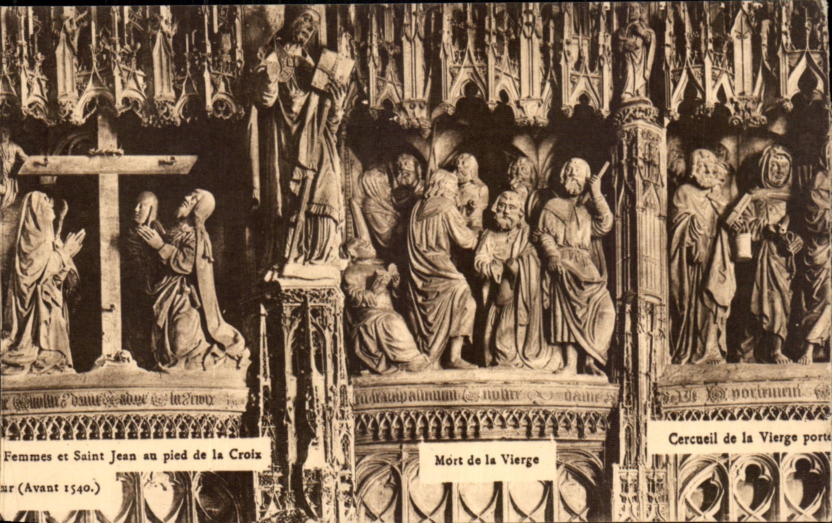 Chartres - the Cathedral - Detail - CPA