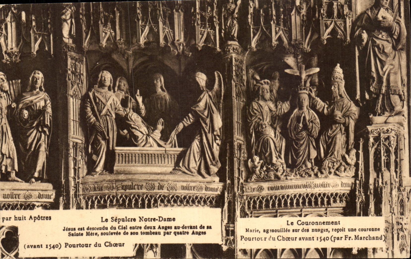 Chartres - the Cathedral - Detail - CPA