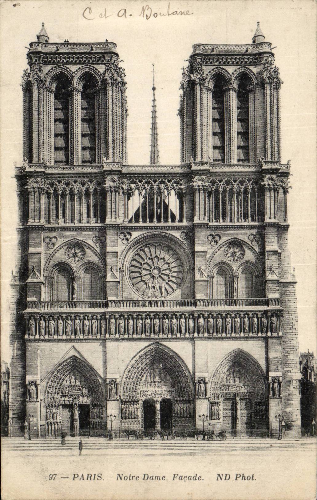 Paris - 4 - Notre Dame - CPA 