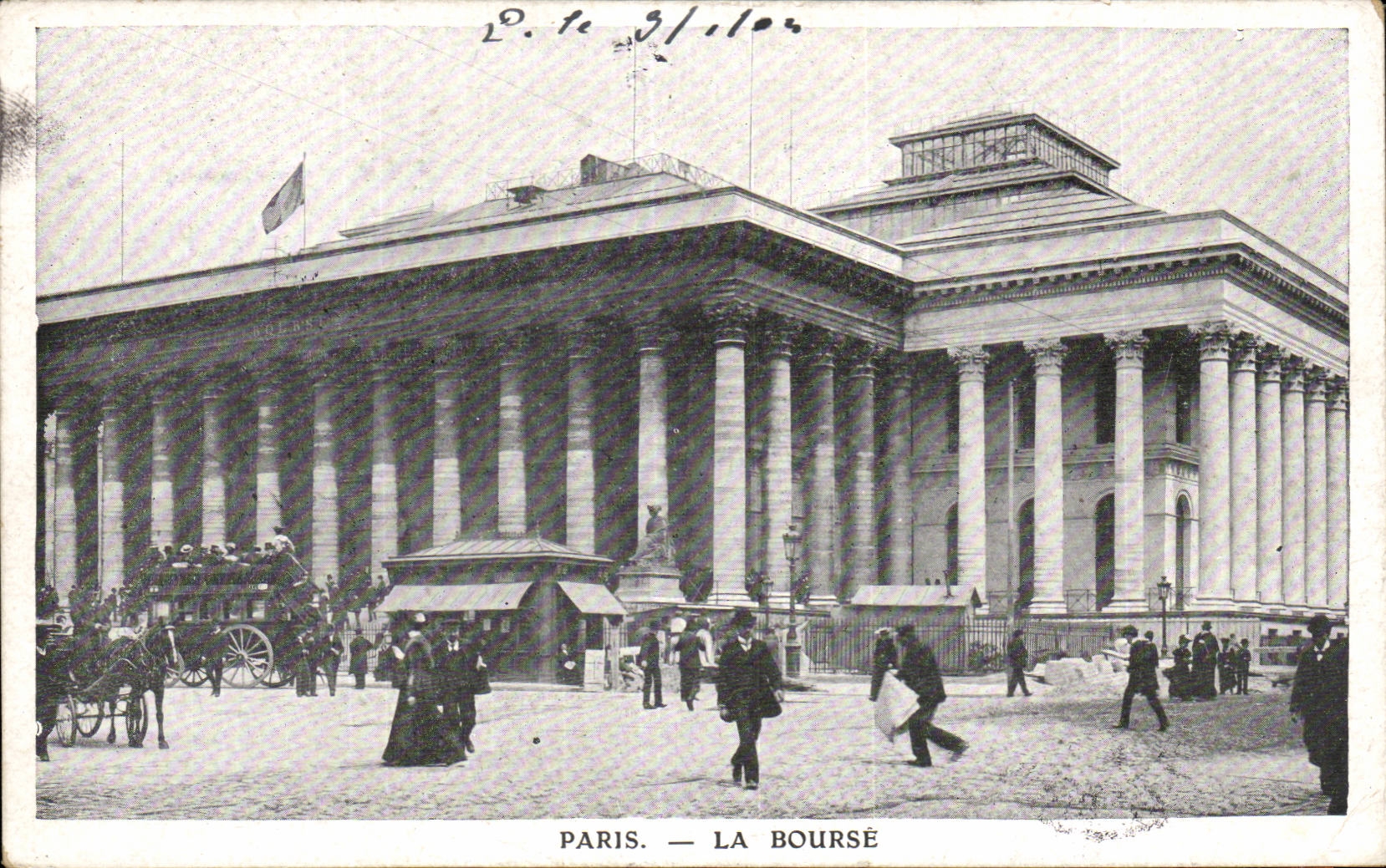 Paris - 2 - the Stock Exchange - CPA