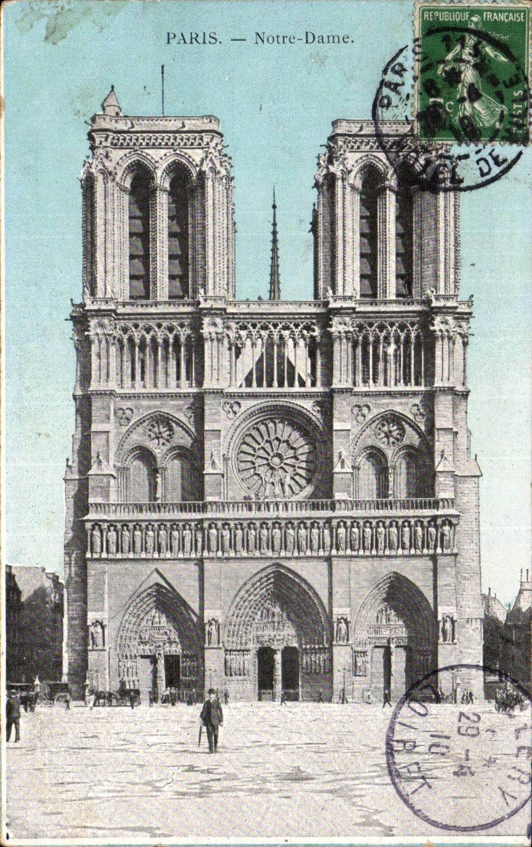 Paris - 4 - Notre Dame - CPA 