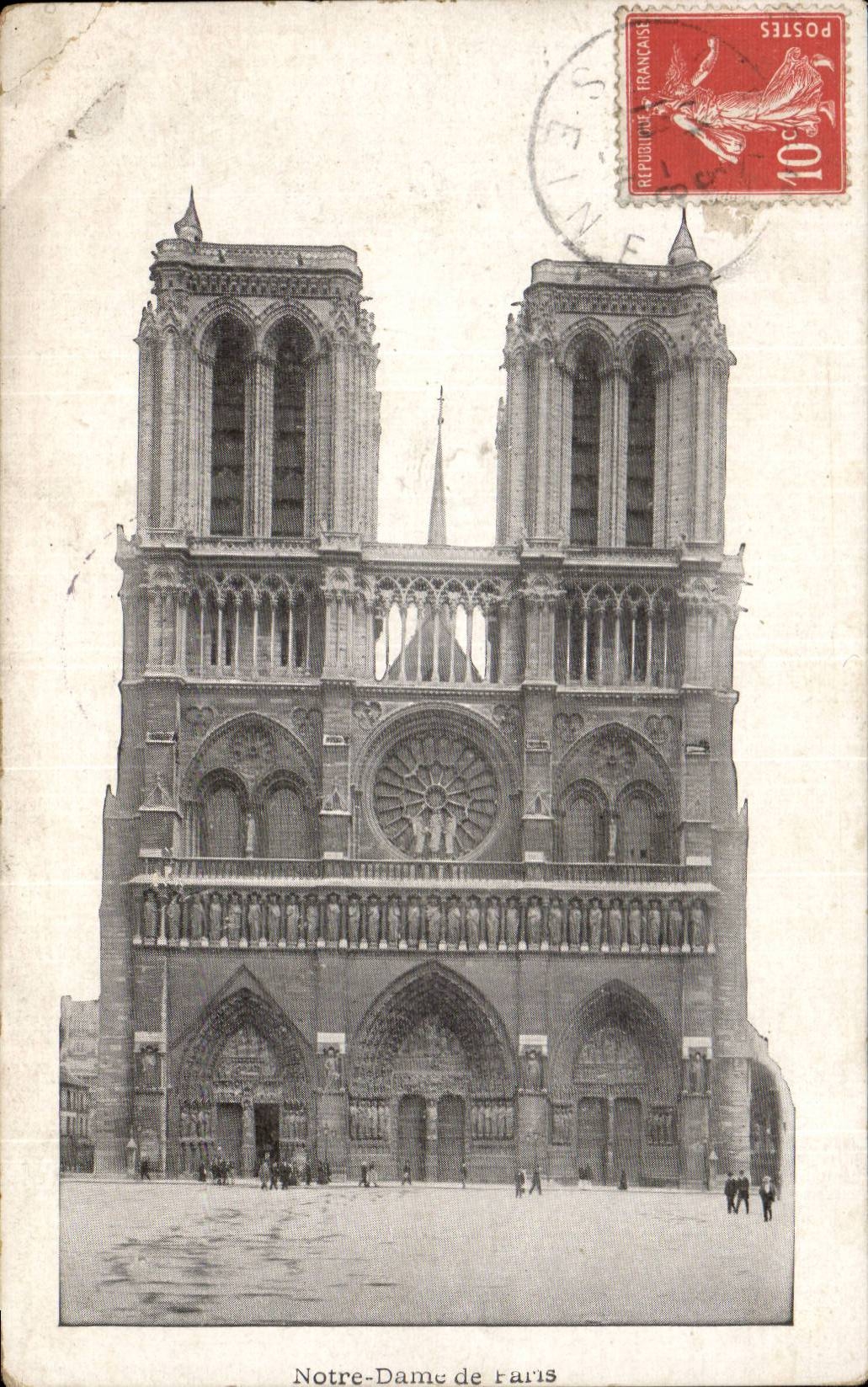 Paris - 4 - Notre Dame - CPA 