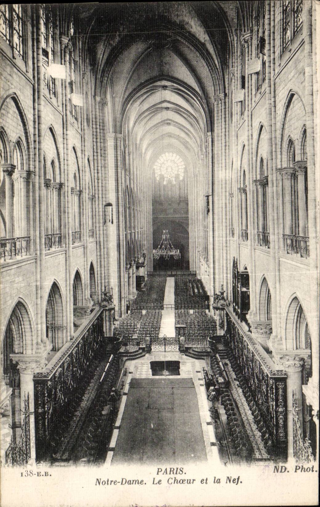 Paris - 4 - Notre Dame - Le Choeur - CPA 