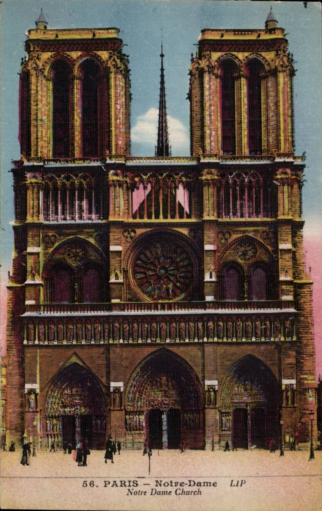 Paris - 4 - Notre Dame - CPA 