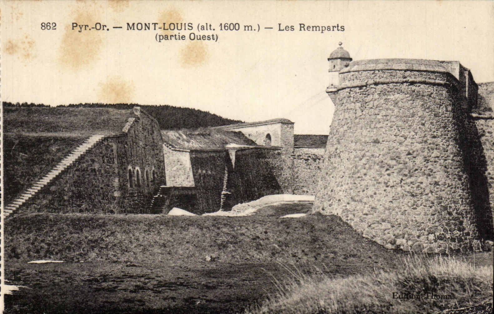 CPA Louis Mount western walls left