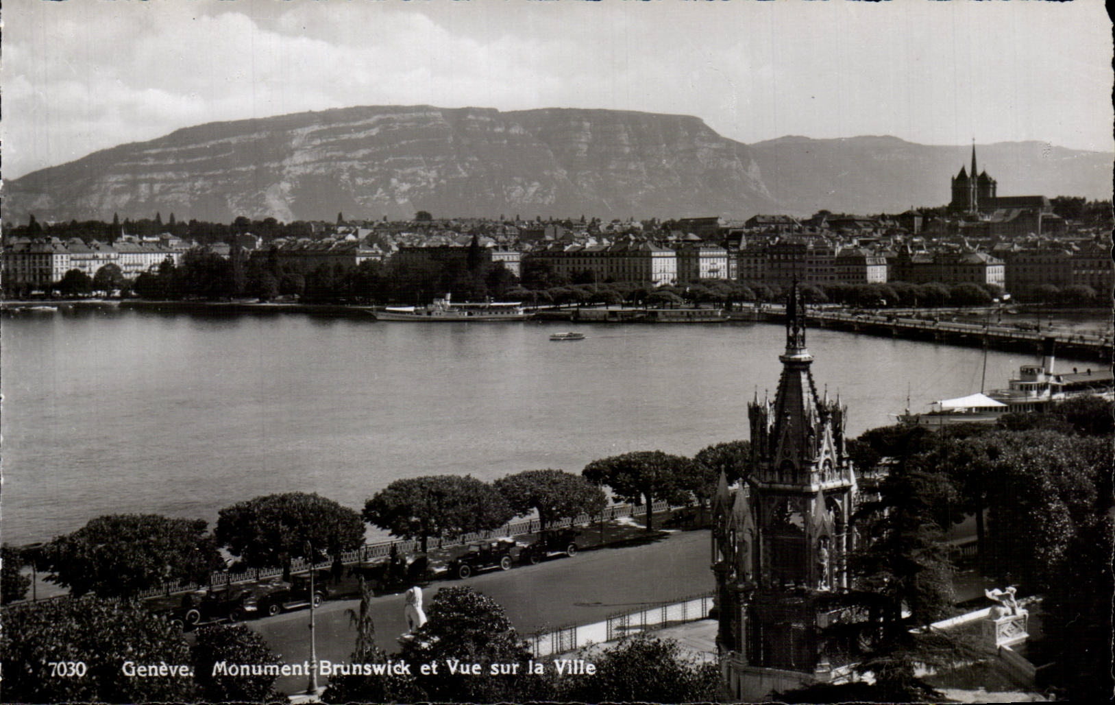 Swiss CPSM Geneva Brunswick Monument and sight on the city