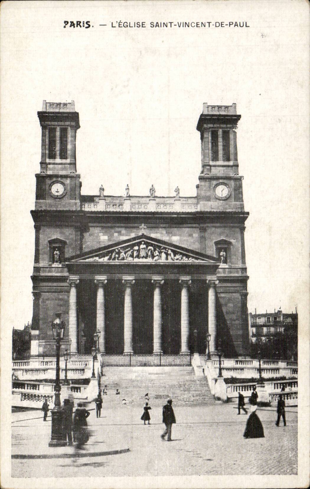 CPA Paris Eglise Saint Vincent de Paul