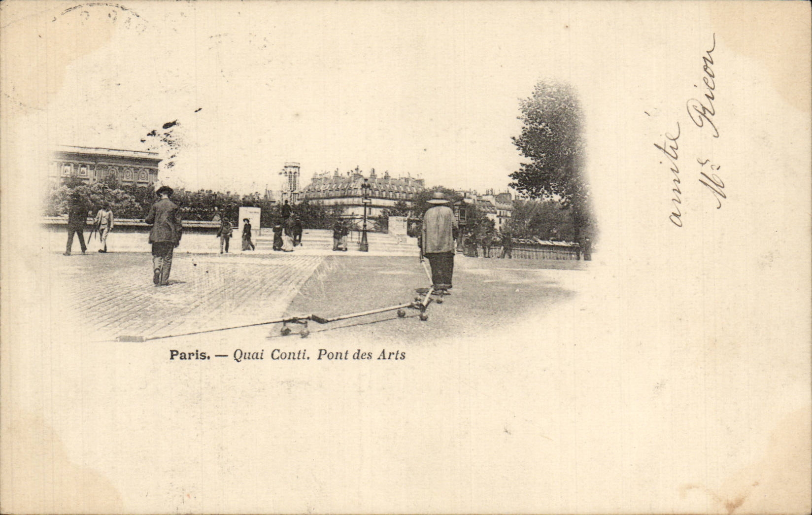 CPA Paris Quai Conti Pont des arts