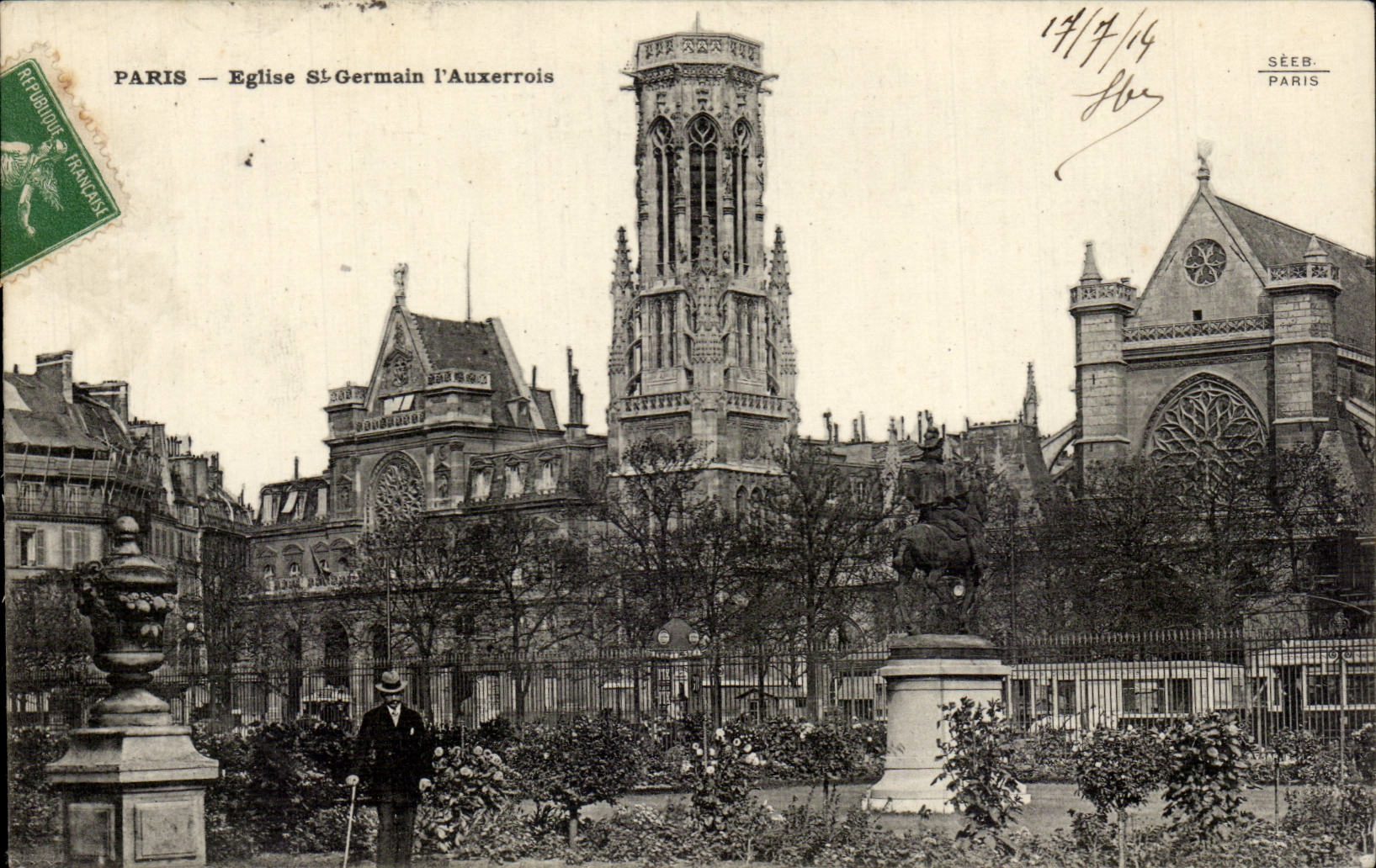 CPA Paris Eglise Saint Germain l'auxerrois