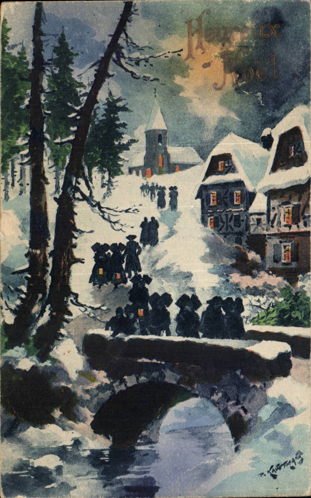 CPA Happy Fantasy Christmas