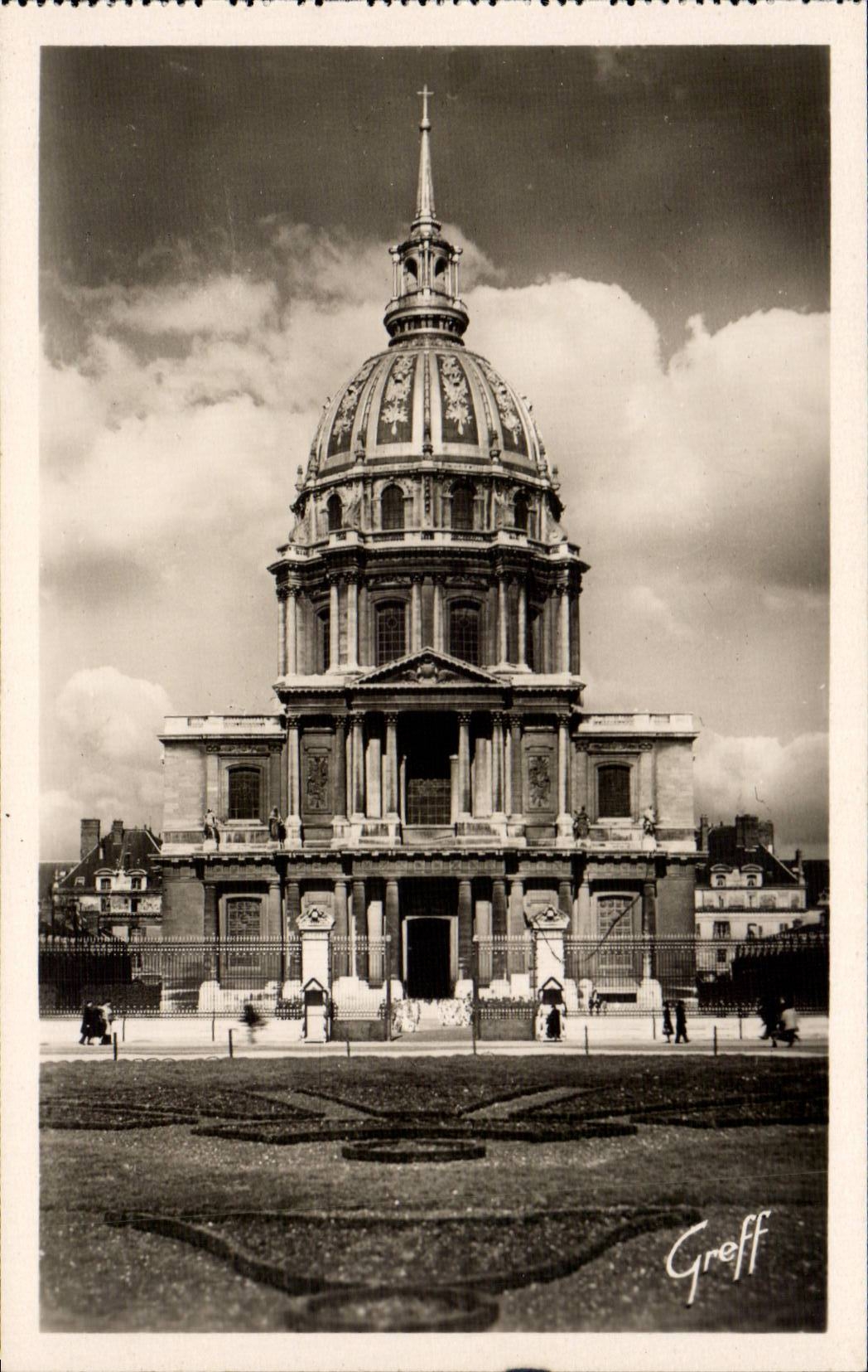 CPA Paris Dome of Invalides