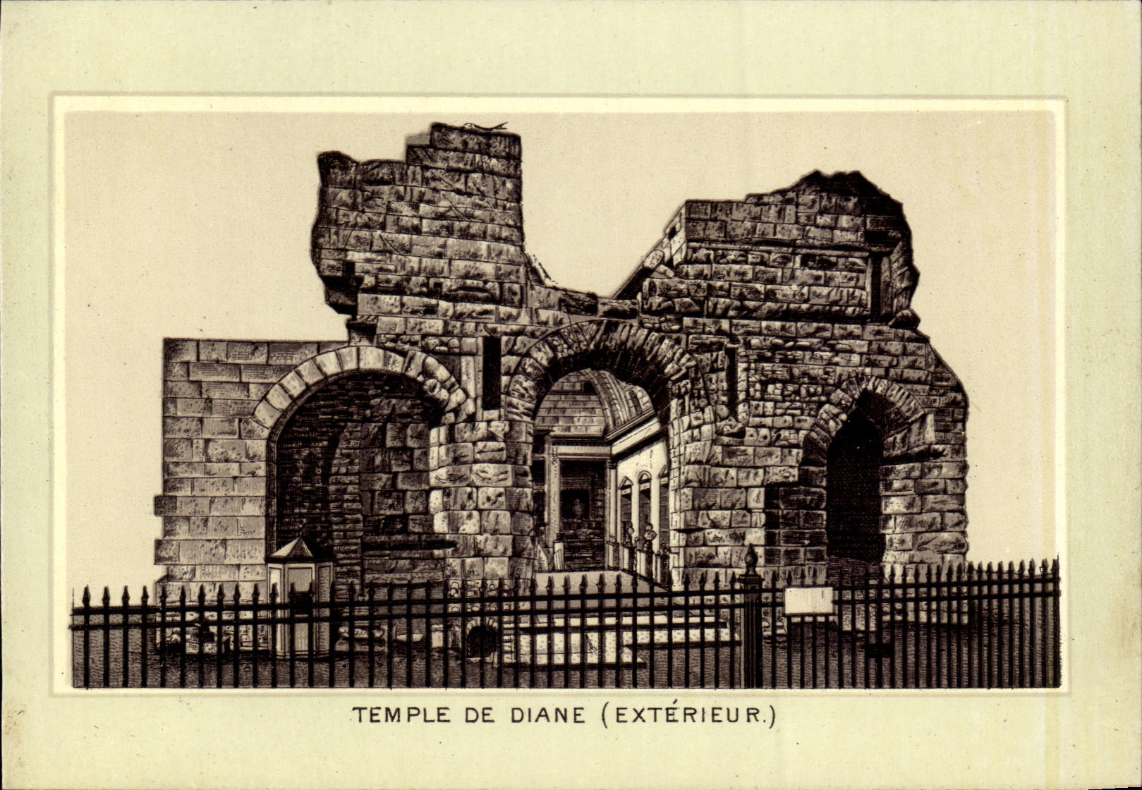 CPA Nimes Tempel von Diane (External)