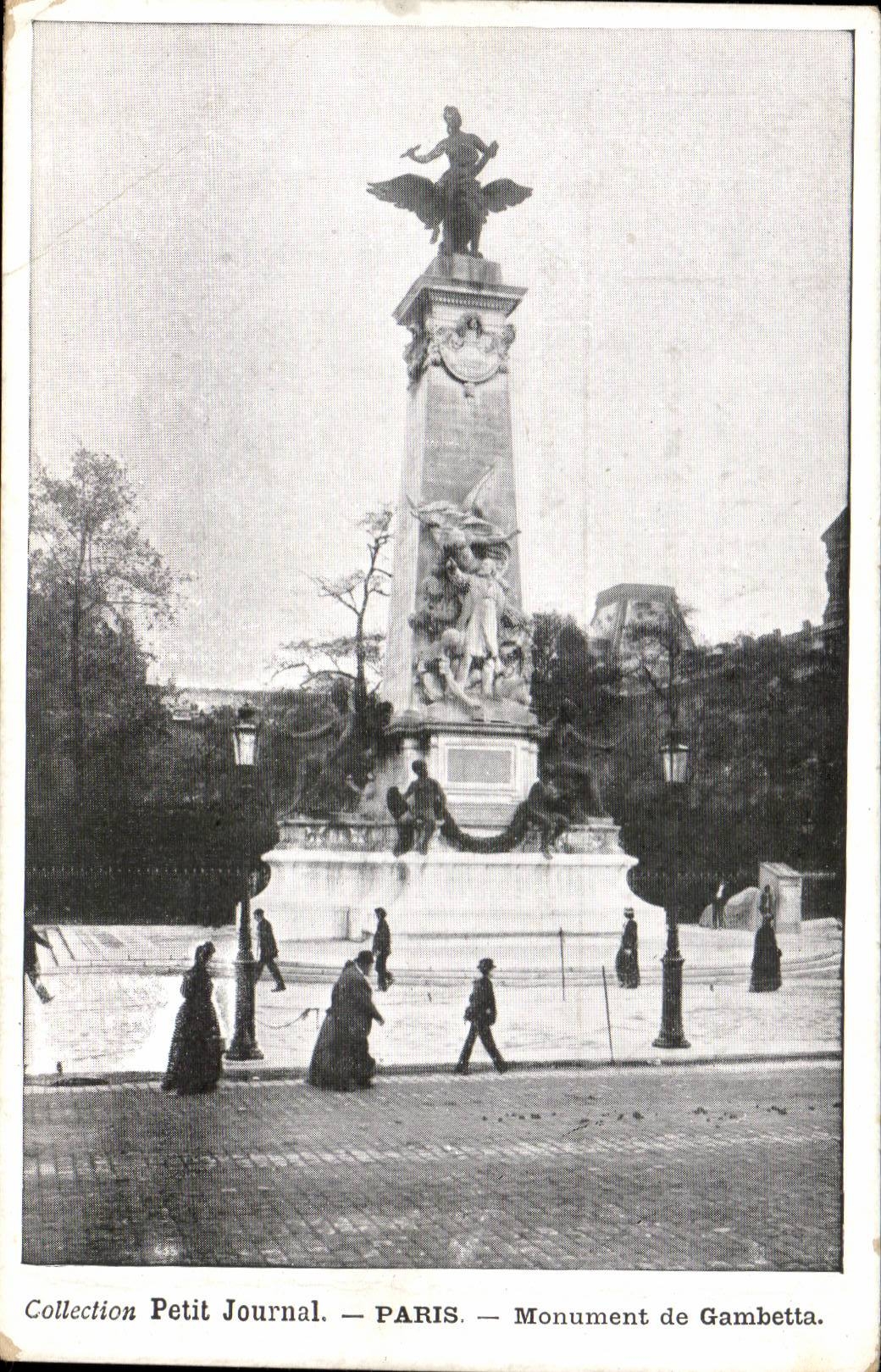Paris CPA Monument de Gambetta