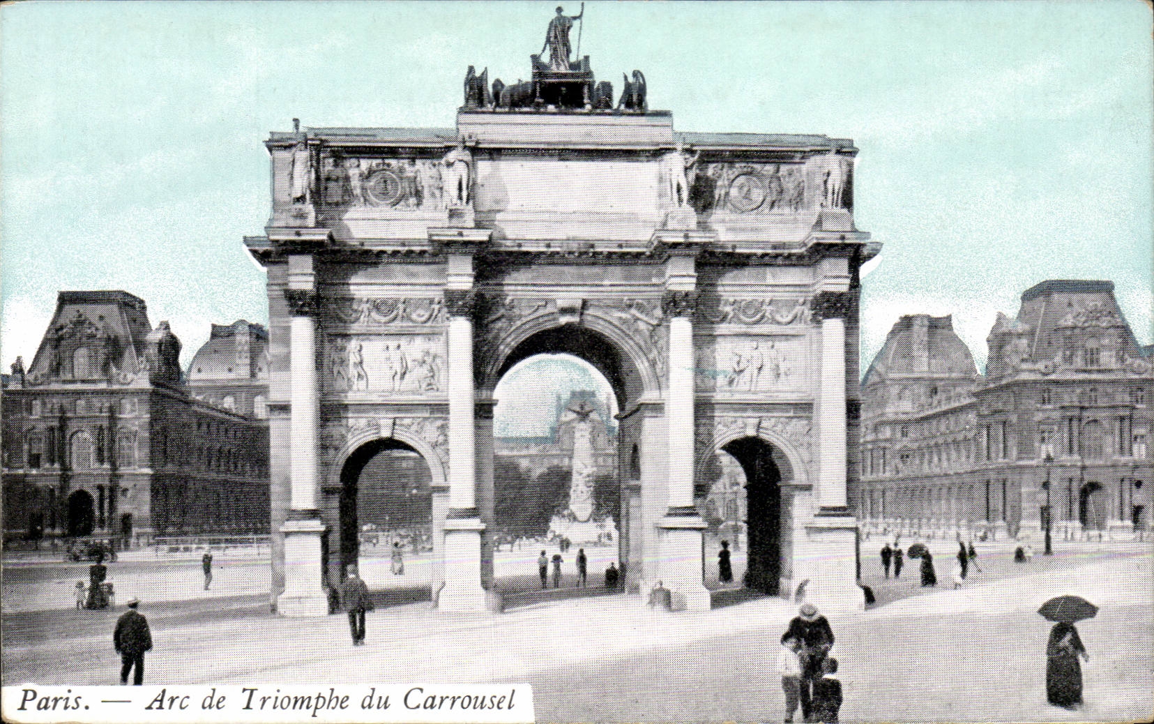 Paris CPA Arc de Triomphe du Carrousel